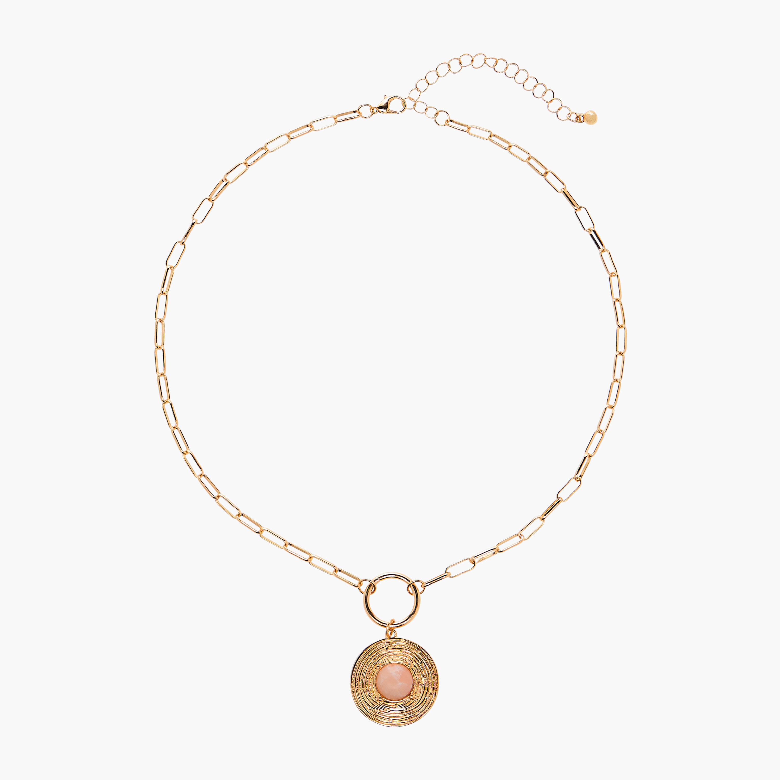 عقد مزيّن ومشبك إغلاق من فلورا بيلا- طقم من قطعتين-women-watchesandjewellery-jewellery-necklacesandpendants-image-2