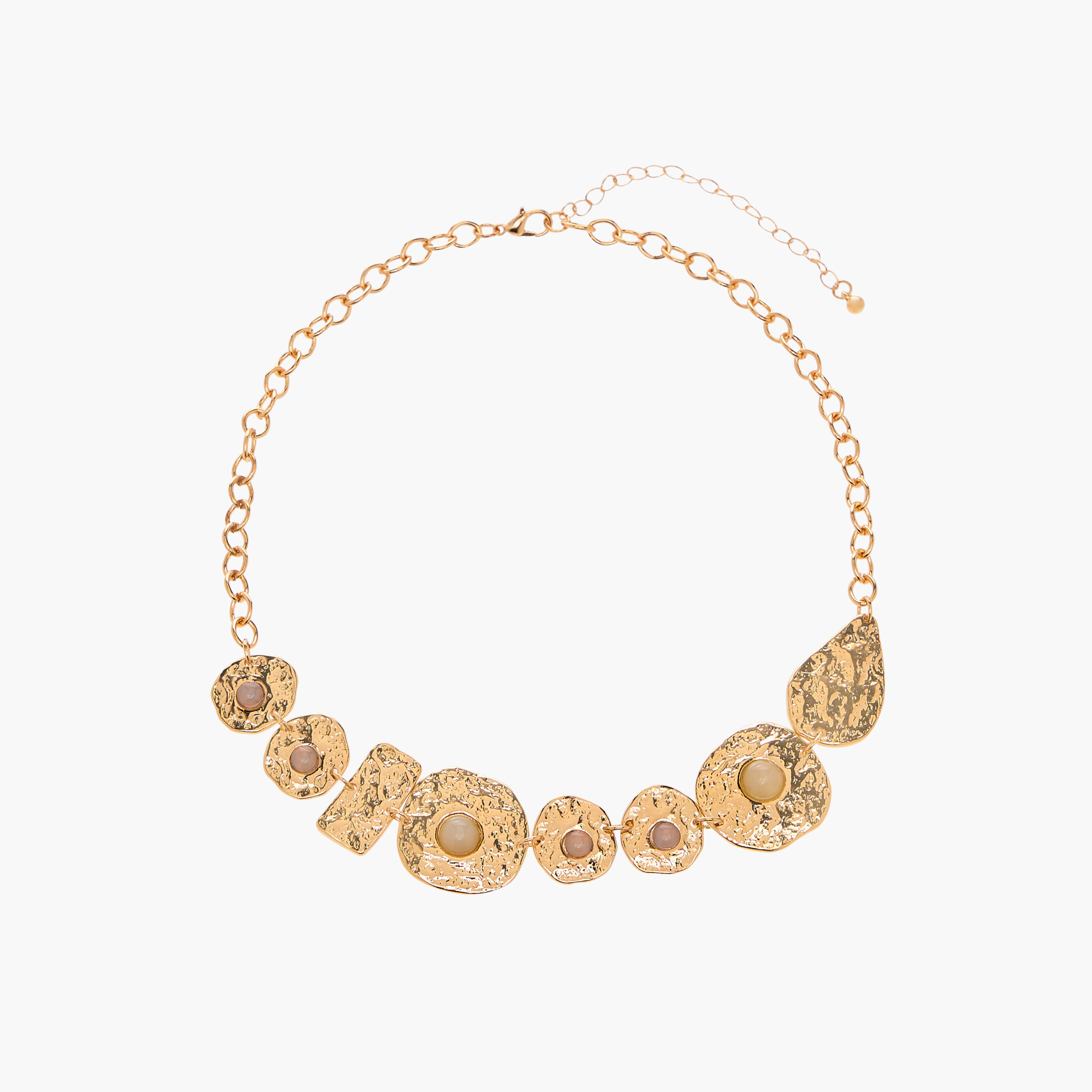 Flora Bella Embellished Necklace with Lobster Clasp - Set of 2-women-watchesandjewellery-jewellery-necklacesandpendants-image-2
