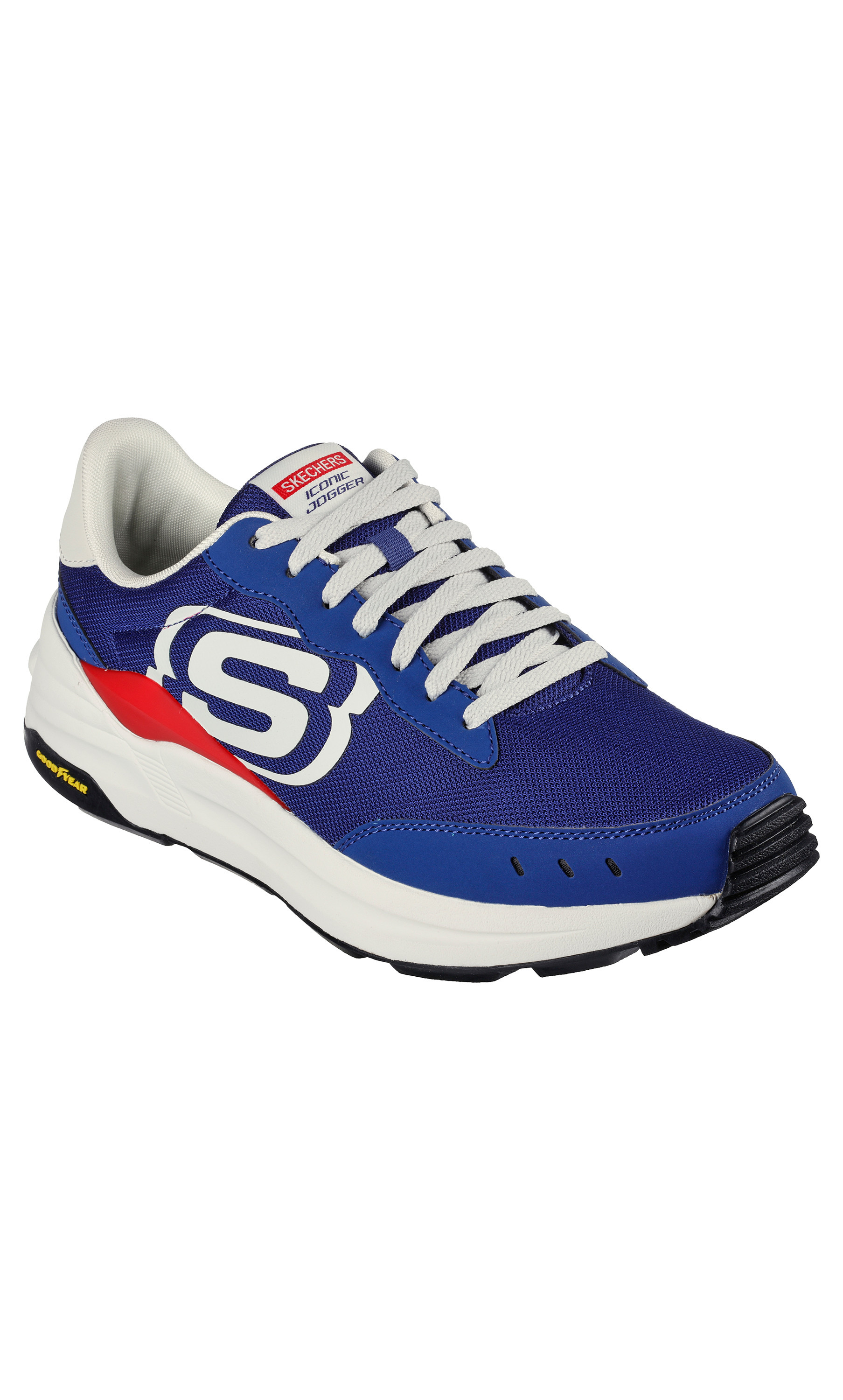 حذاء رياضي ميموري فوم رجالي مبرد بالهواء من سكيتشرز جلوبال جوغر 237205-sports-men-shoes-image-1