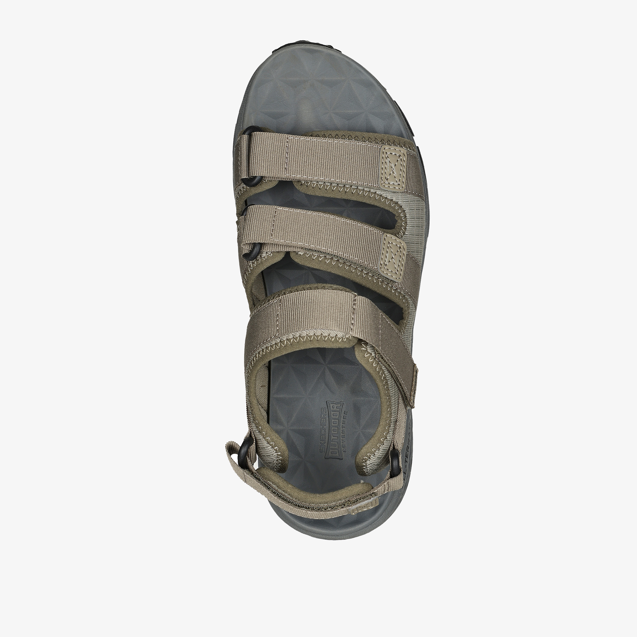 Skechers Men's Textured Floaters with Hook and Loop Closure-men-shoes-sandals-image-3