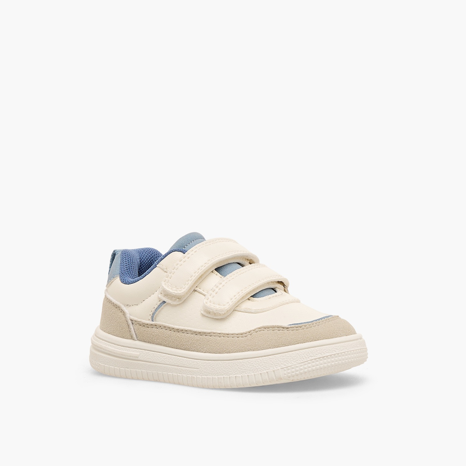 Barefeet Boys Colourblock Hook & Loop Sneakers-girls-shoes-sneakers-image-2