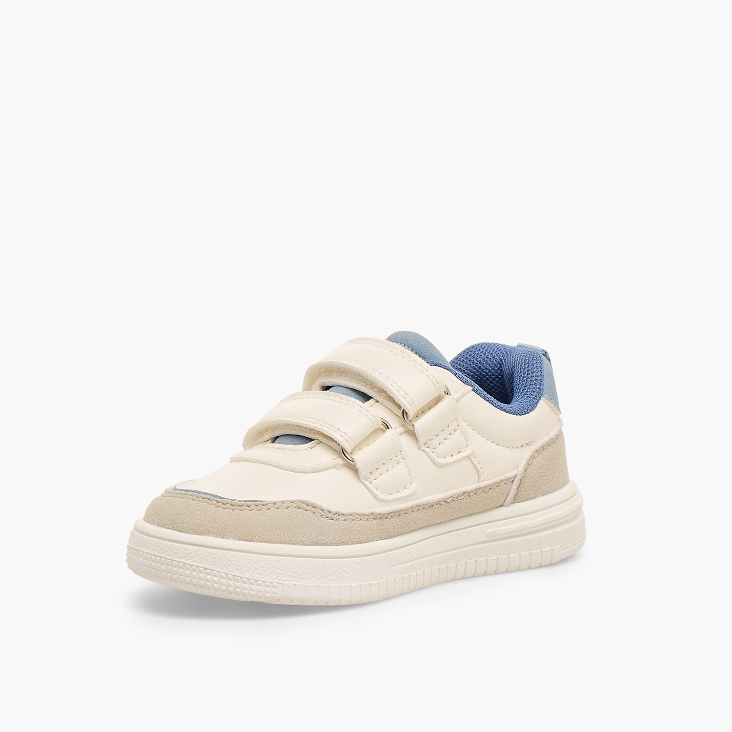 Barefeet Boys Colourblock Hook & Loop Sneakers-girls-shoes-sneakers-image-4