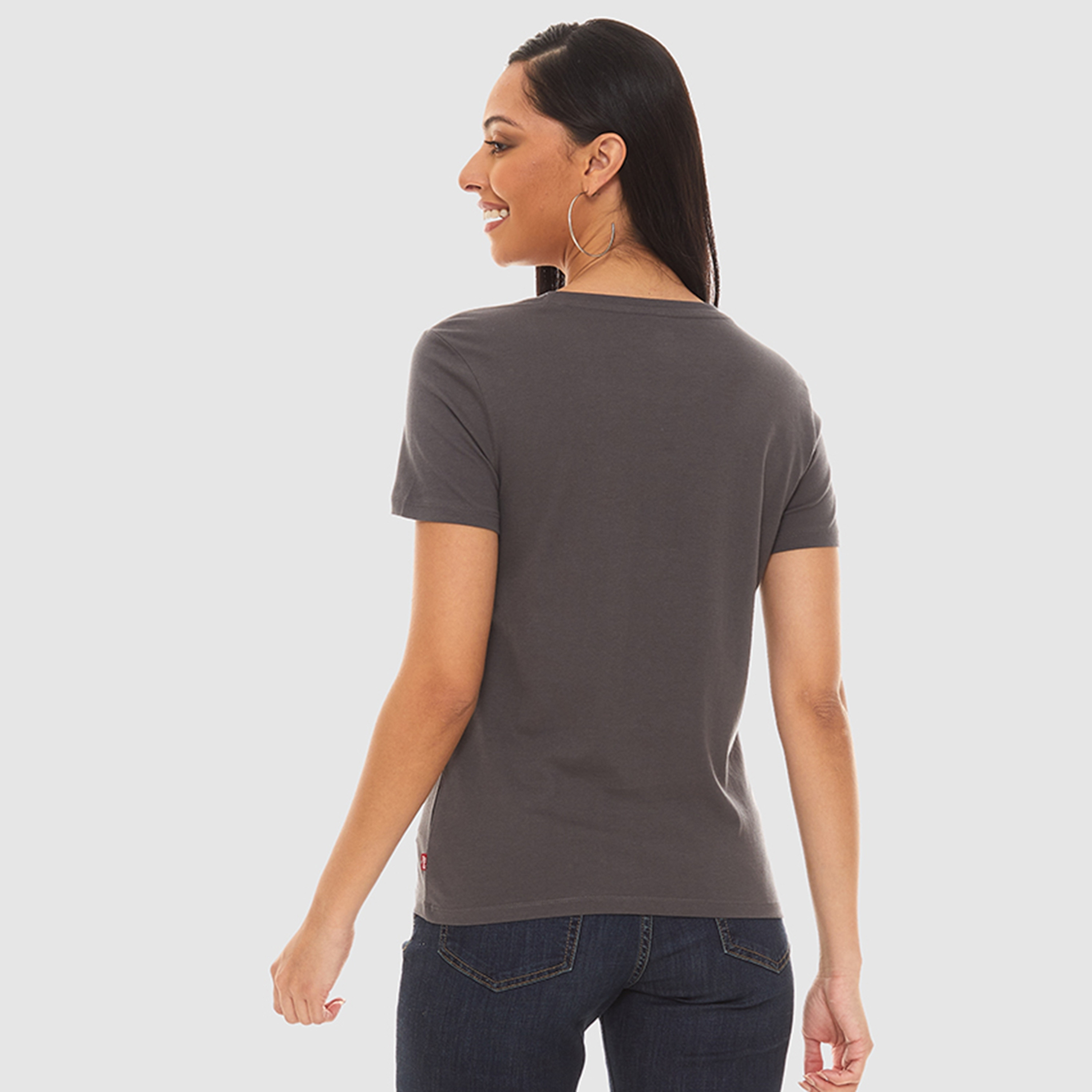Levi's Logo Round Neck Short Sleeves Women's T-Shirt-women-clothing-tshirts-image-3