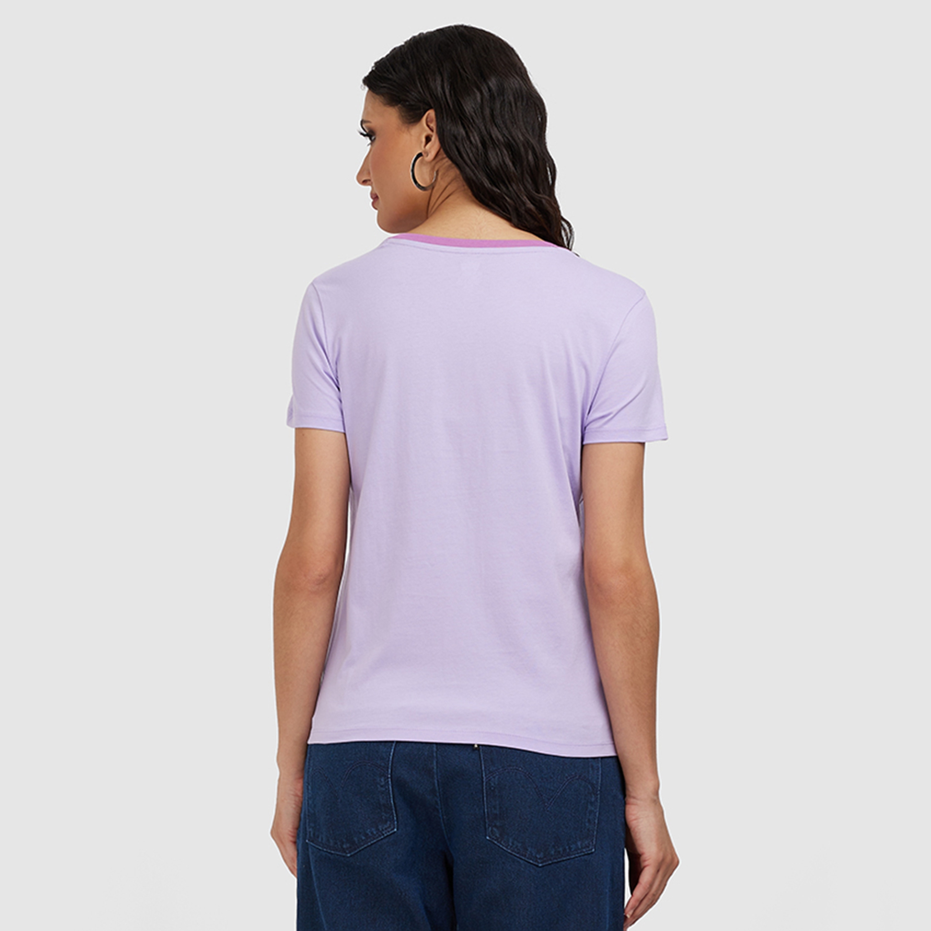 Levi's Logo Round Neck Short Sleeves Women's T-Shirt-women-clothing-tshirts-image-4
