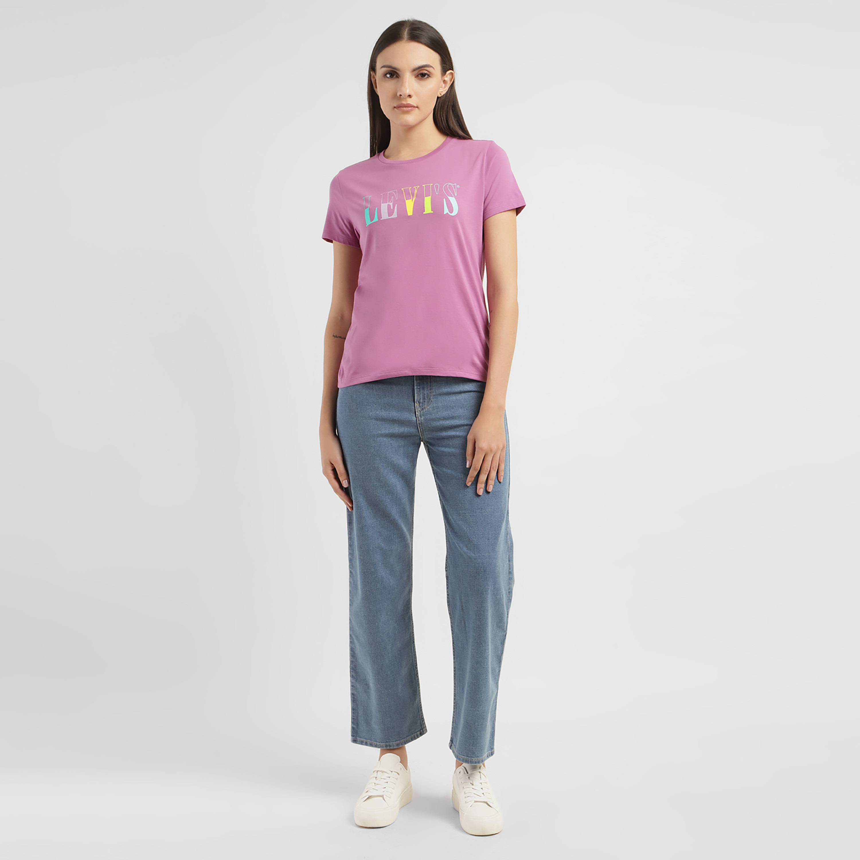 Levi's Graphic Crew Neck Short Sleeves T-Shirt-women-clothing-tshirts-image-2