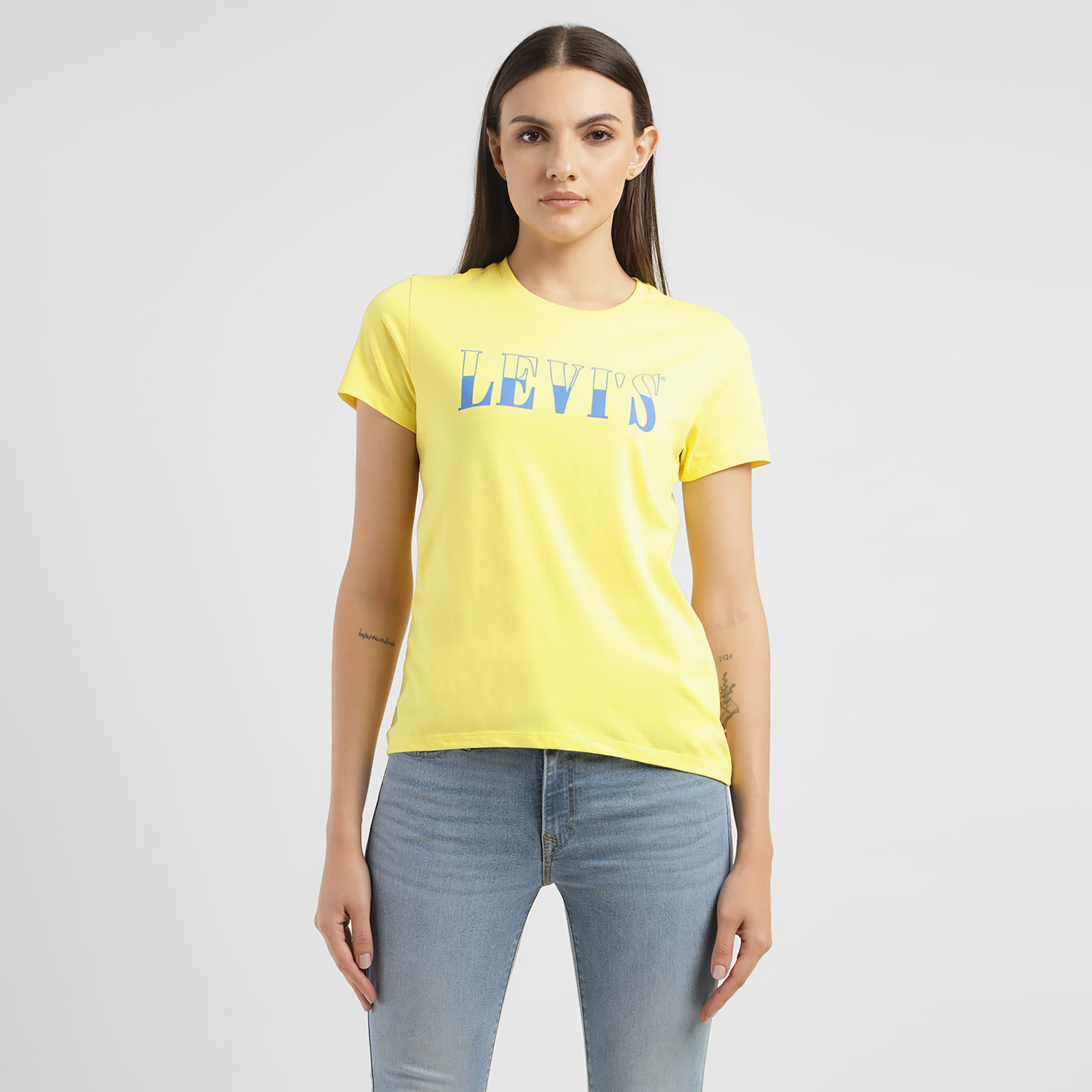 Levi's Graphic Crew Neck Short Sleeves T-Shirt-women-clothing-tshirts-image-1