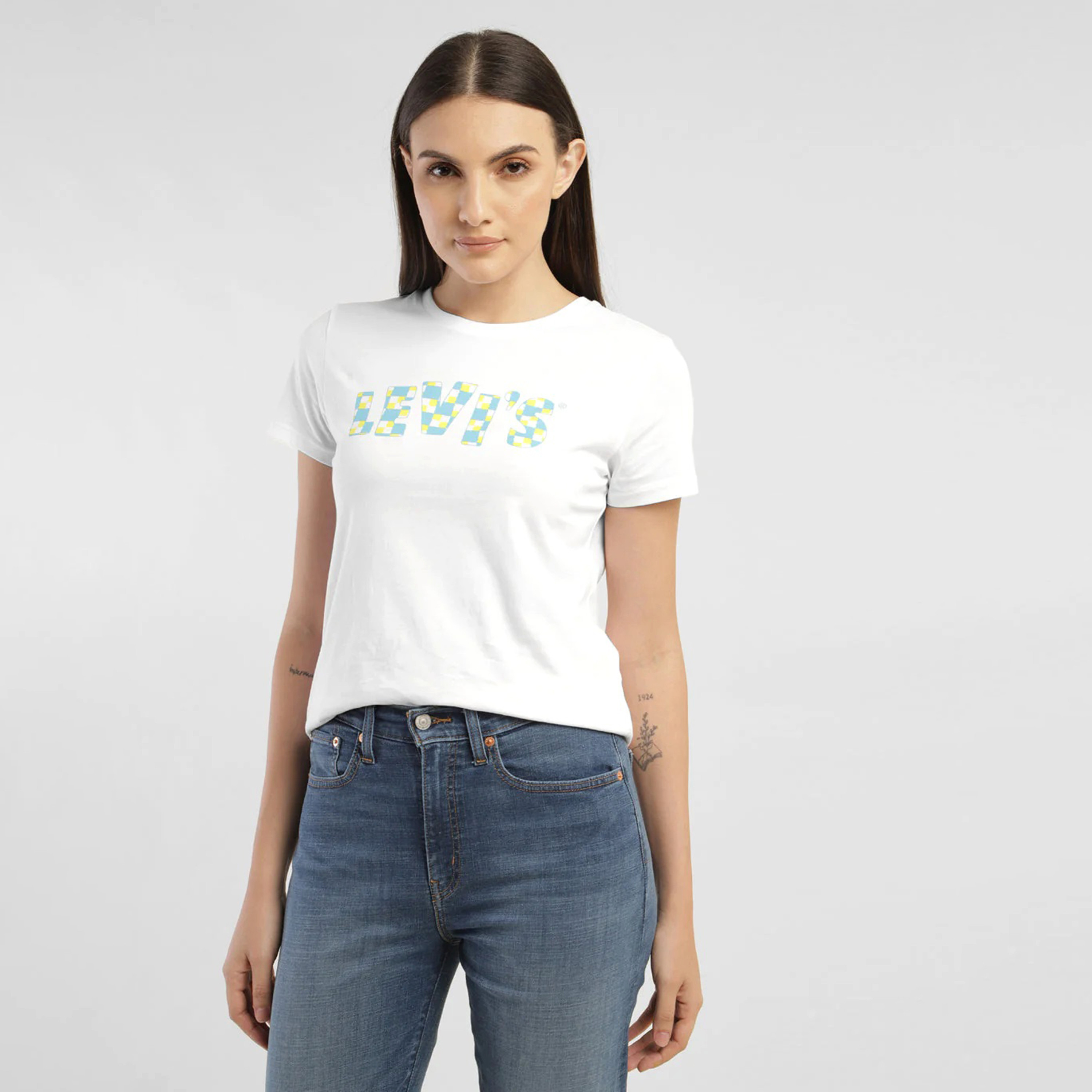 Levi's Graphic Logo Crew Neck Short Sleeves T-Shirt-women-clothing-tshirts-image-5