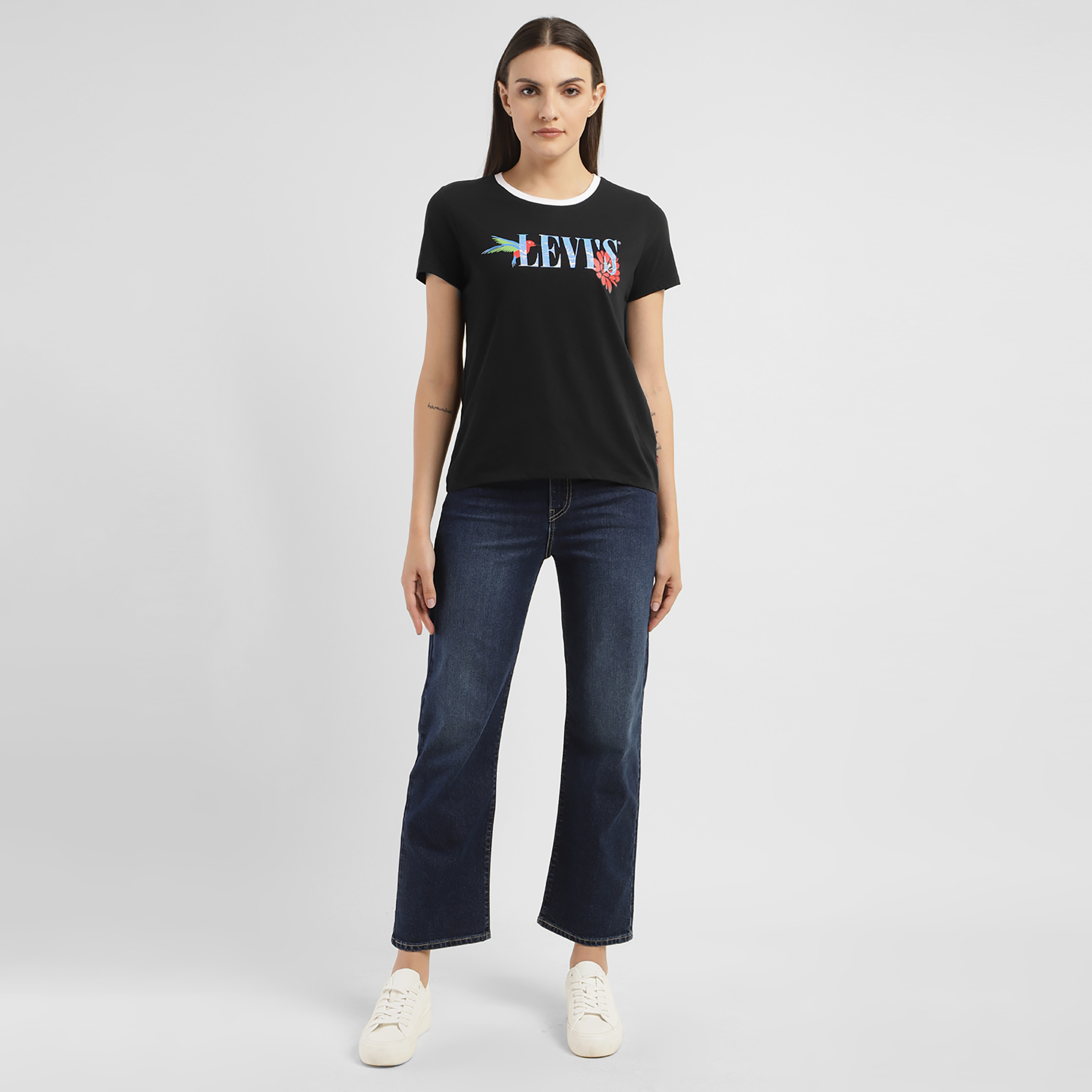 Levi's Graphic Crew Neck Short Sleeves T-Shirt-women-clothing-tshirts-image-2