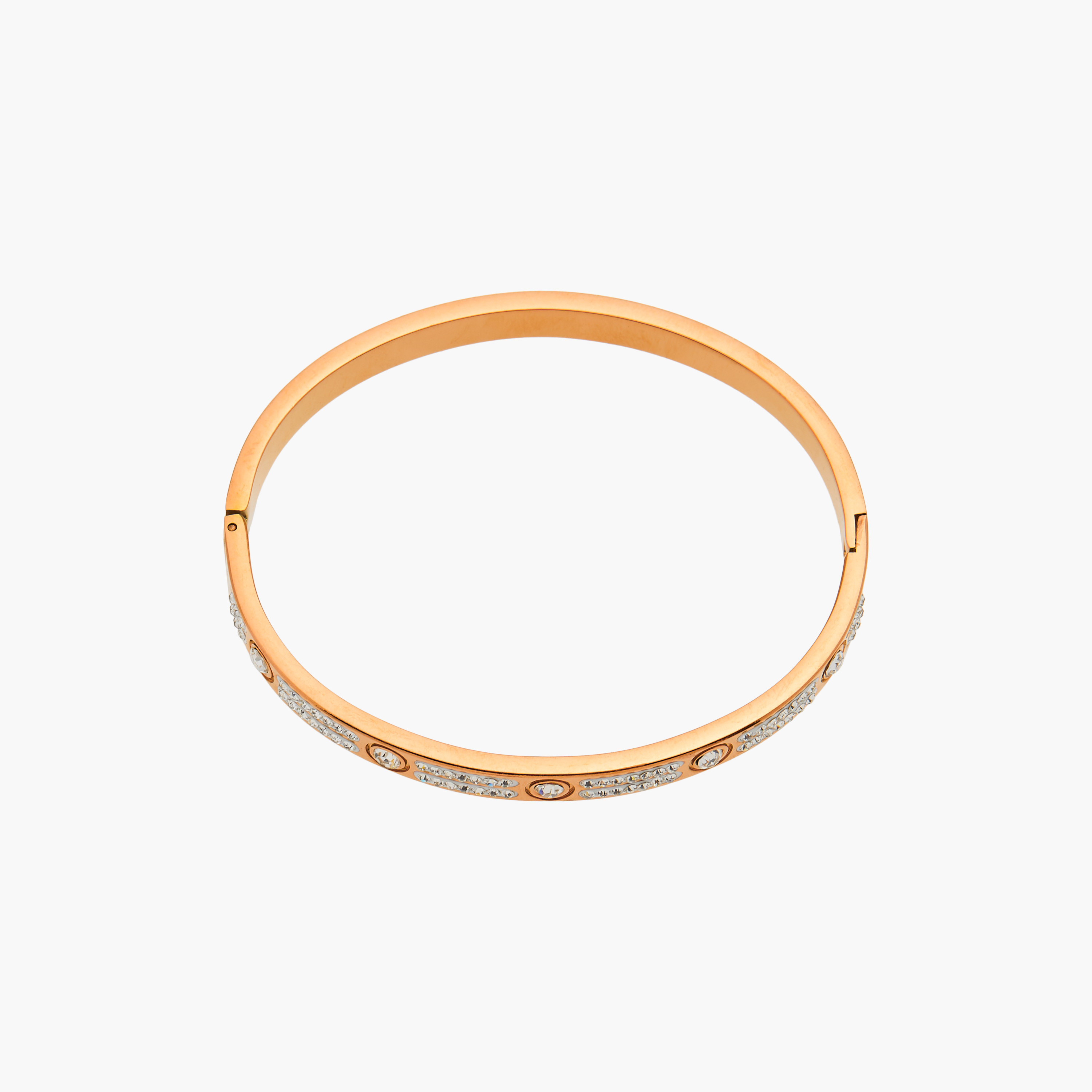 Flora Bella Embellished Cuff Bracelet with Clasp Closure-women-watchesandjewellery-jewellery-banglesandbracelets-image-2
