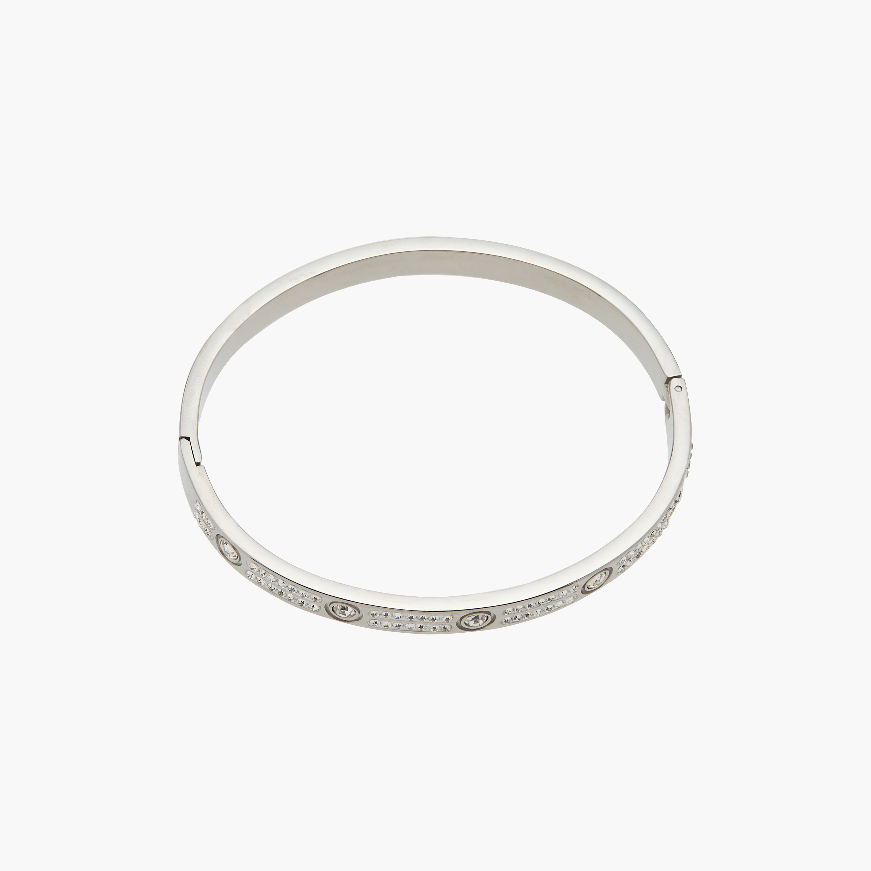 Flora Bella Embellished Cuff Bracelet with Clasp Closure-women-watchesandjewellery-jewellery-banglesandbracelets-image-2