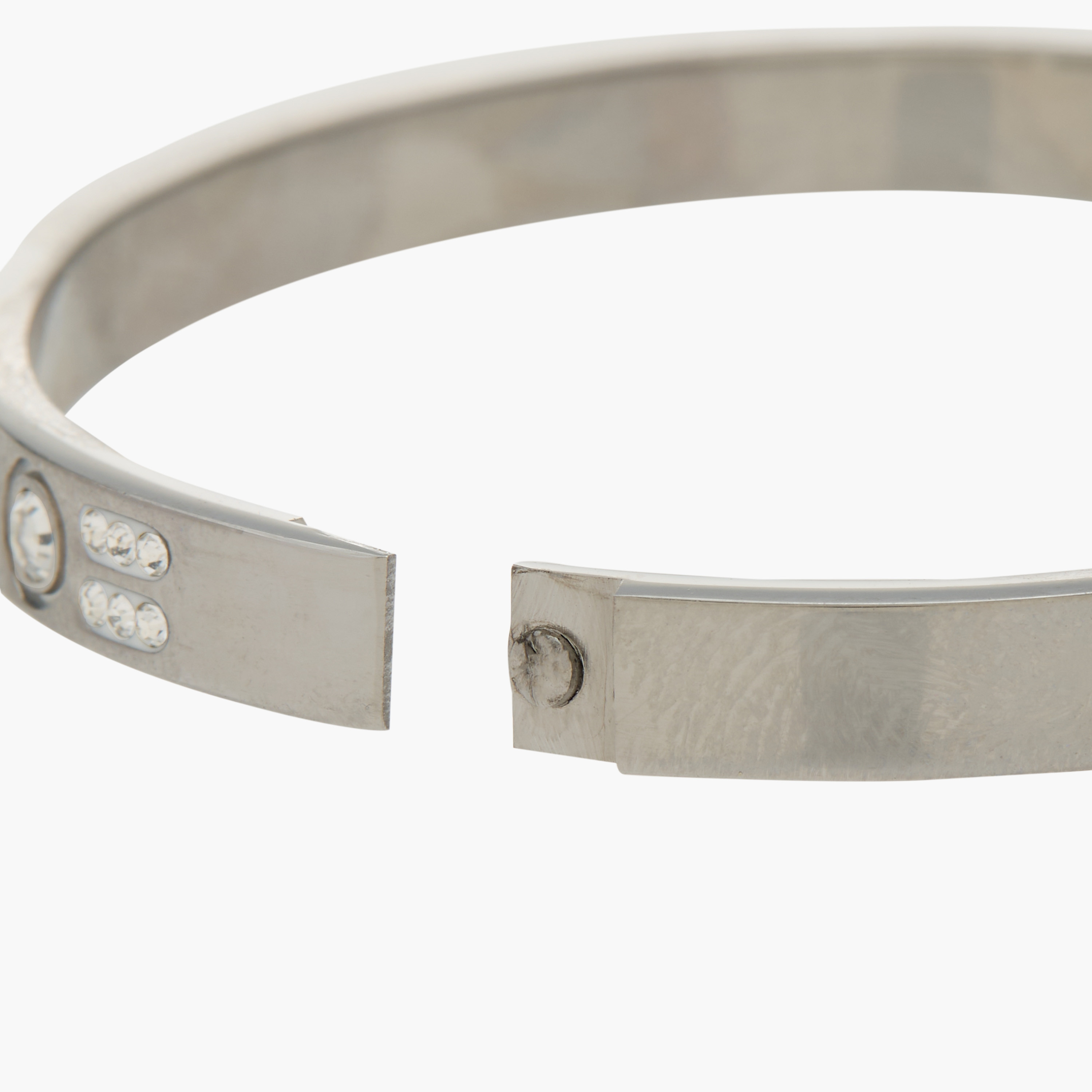 Flora Bella Embellished Cuff Bracelet with Clasp Closure-women-watchesandjewellery-jewellery-banglesandbracelets-image-4