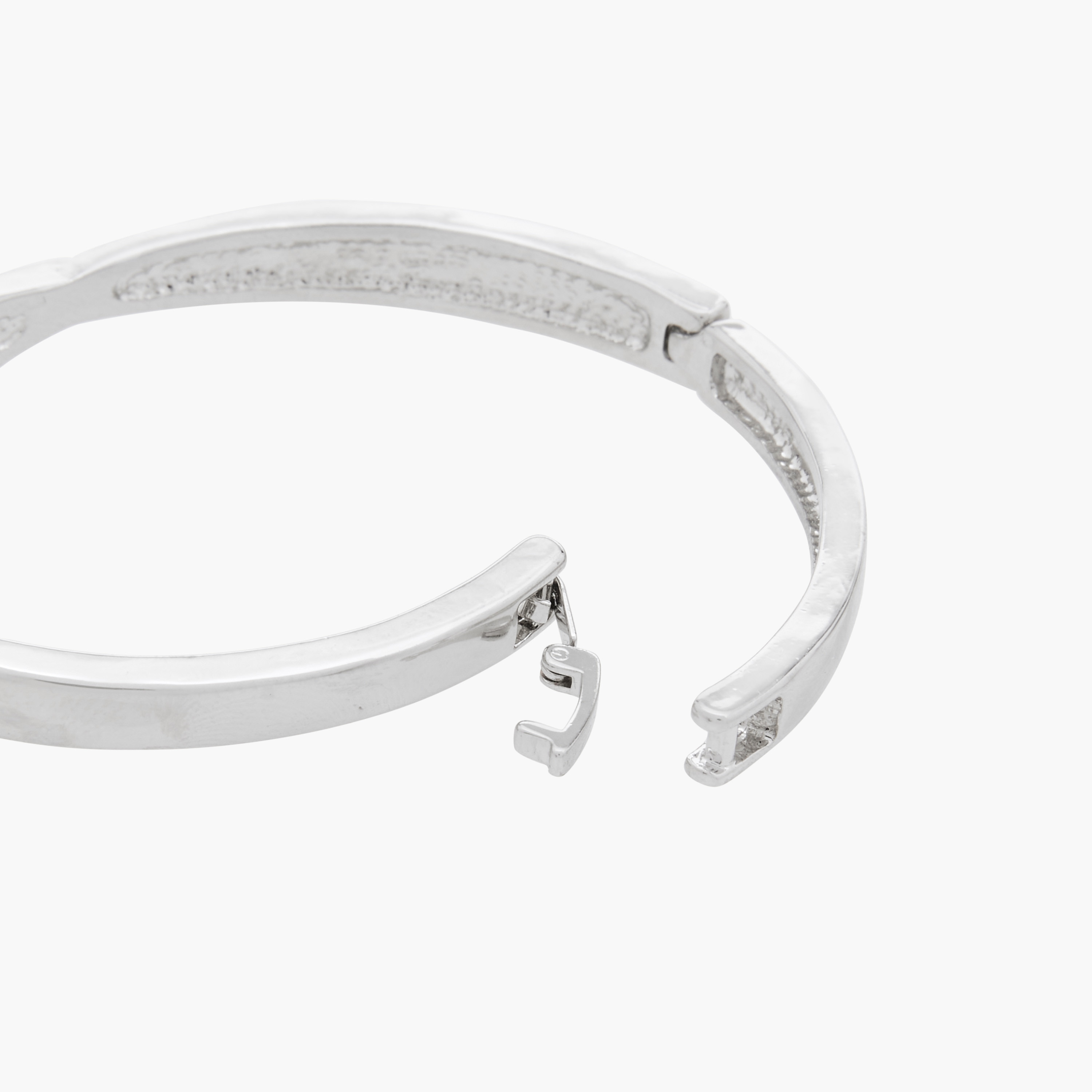 Flora Bella Embellished Bracelet with Hinged Closure-women-watchesandjewellery-jewellery-banglesandbracelets-image-4