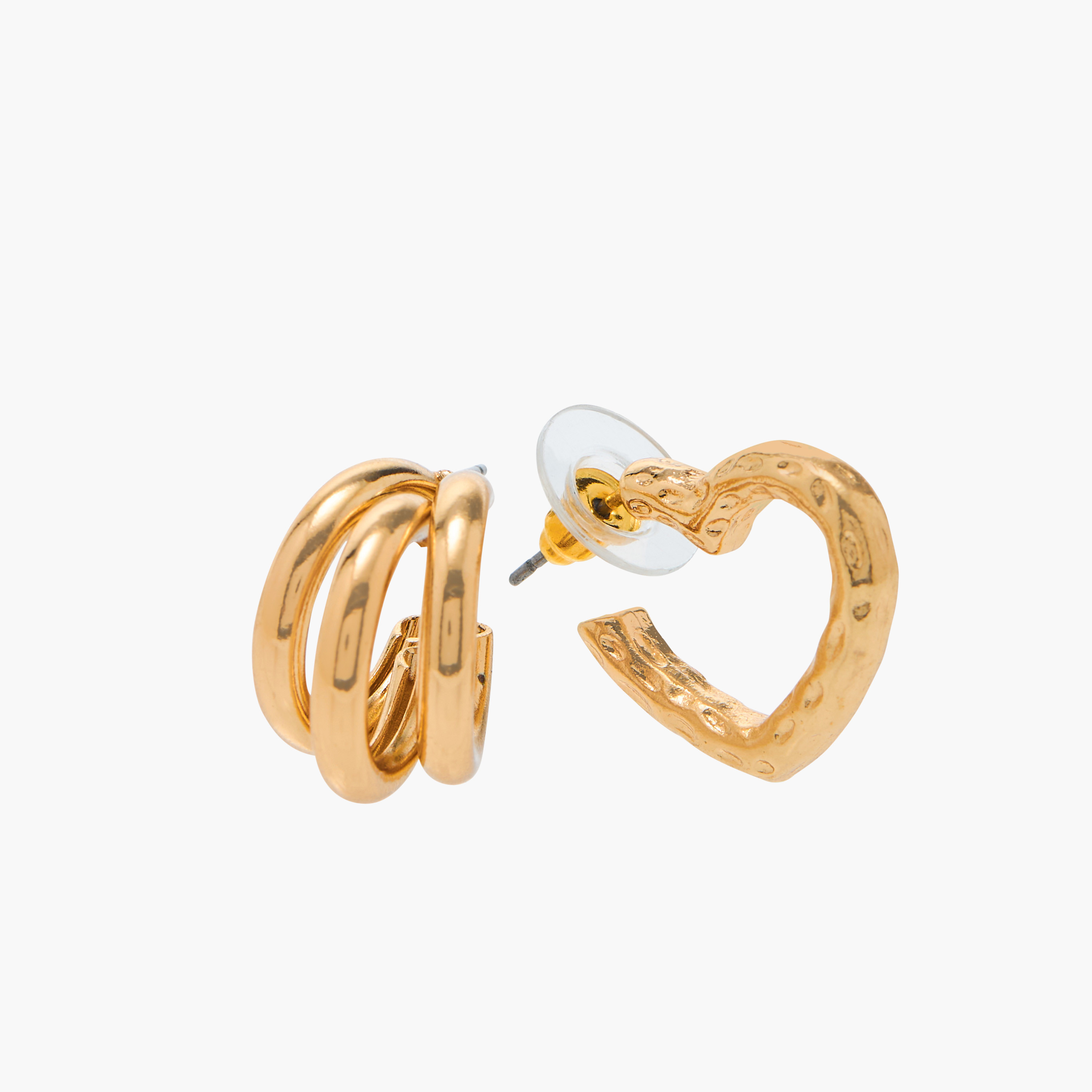 حلقان ميتاليك من فلورا بيلا - طقم 9 أزواج-women-watchesandjewellery-jewellery-earrings-image-4
