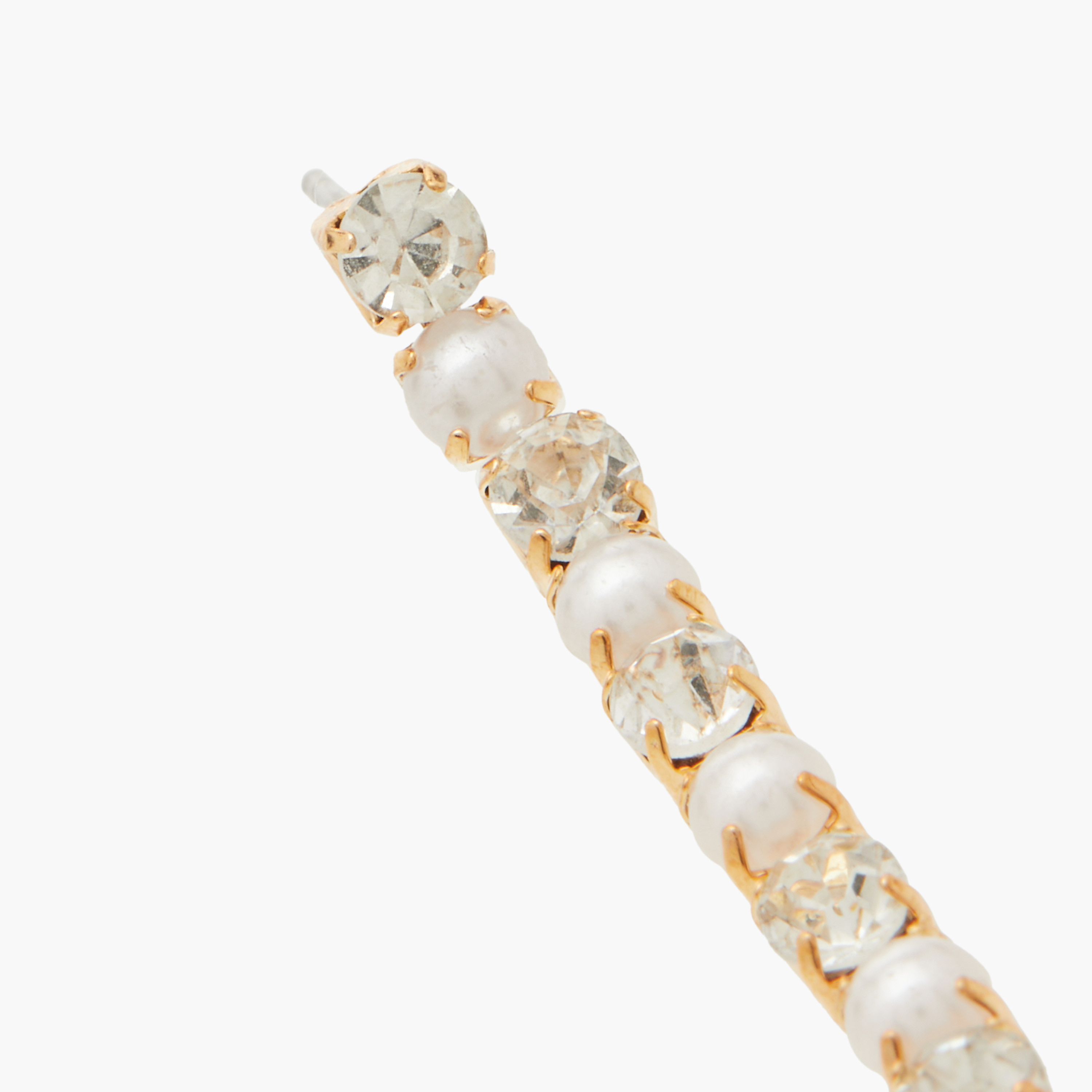 Flora Bella Stone Embellished Dangler Earrings with Pushback Closure - Set of 3-women-watchesandjewellery-jewellery-earrings-image-4