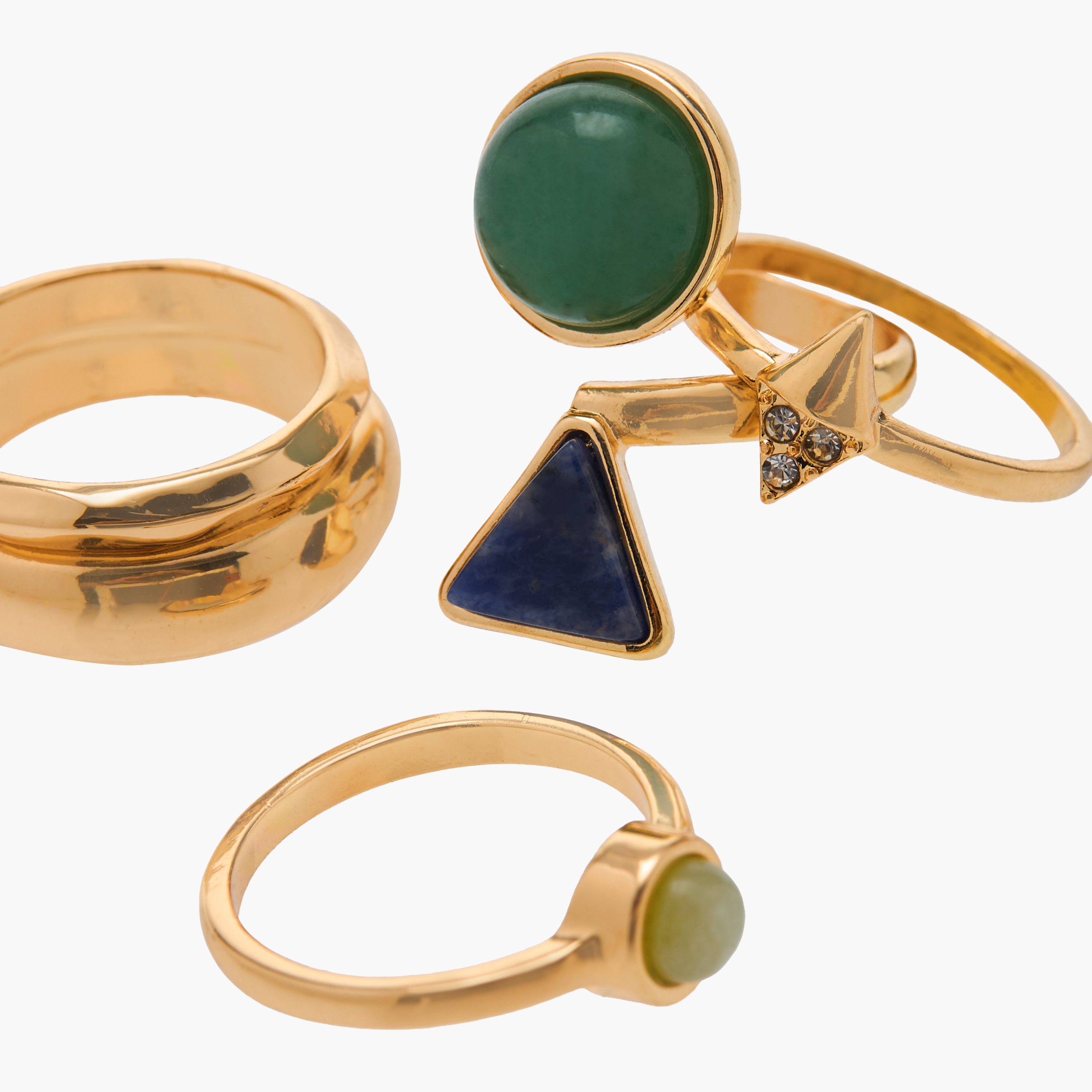 Flora Bella Assorted Rings - Set of 5-women-watchesandjewellery-jewellery-rings-image-3