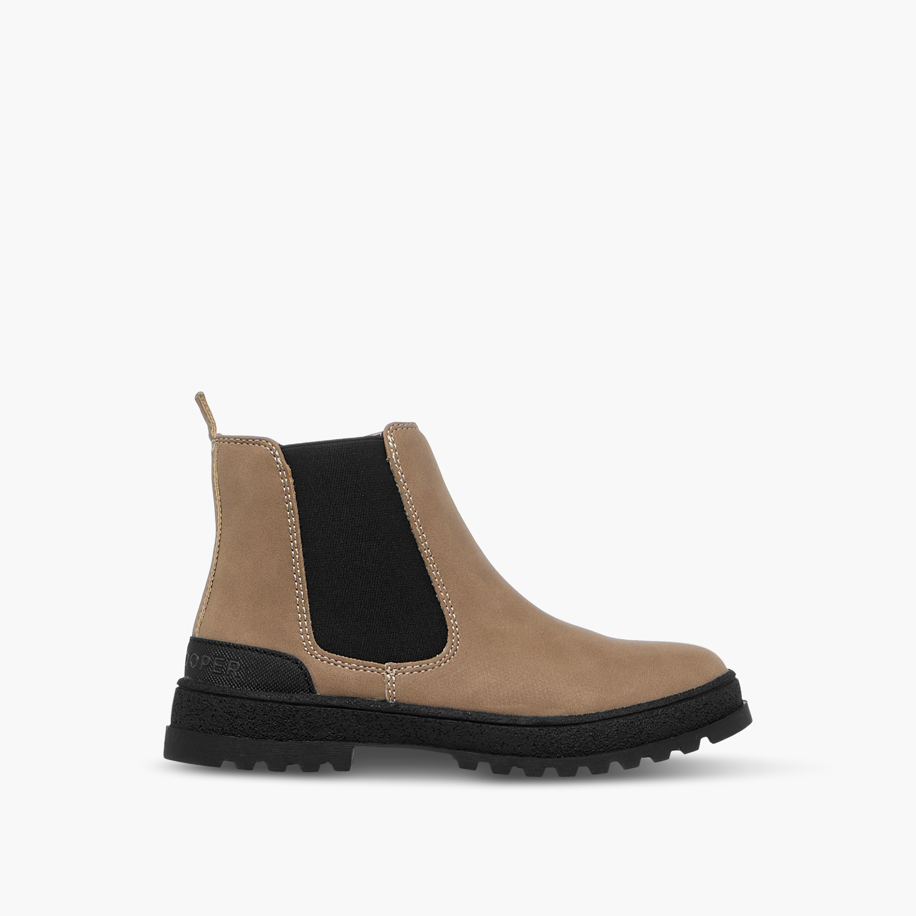 Lee Cooper Boys' Solid Ankle Boots with Zip Closure-boys-shoes-boots-image-3