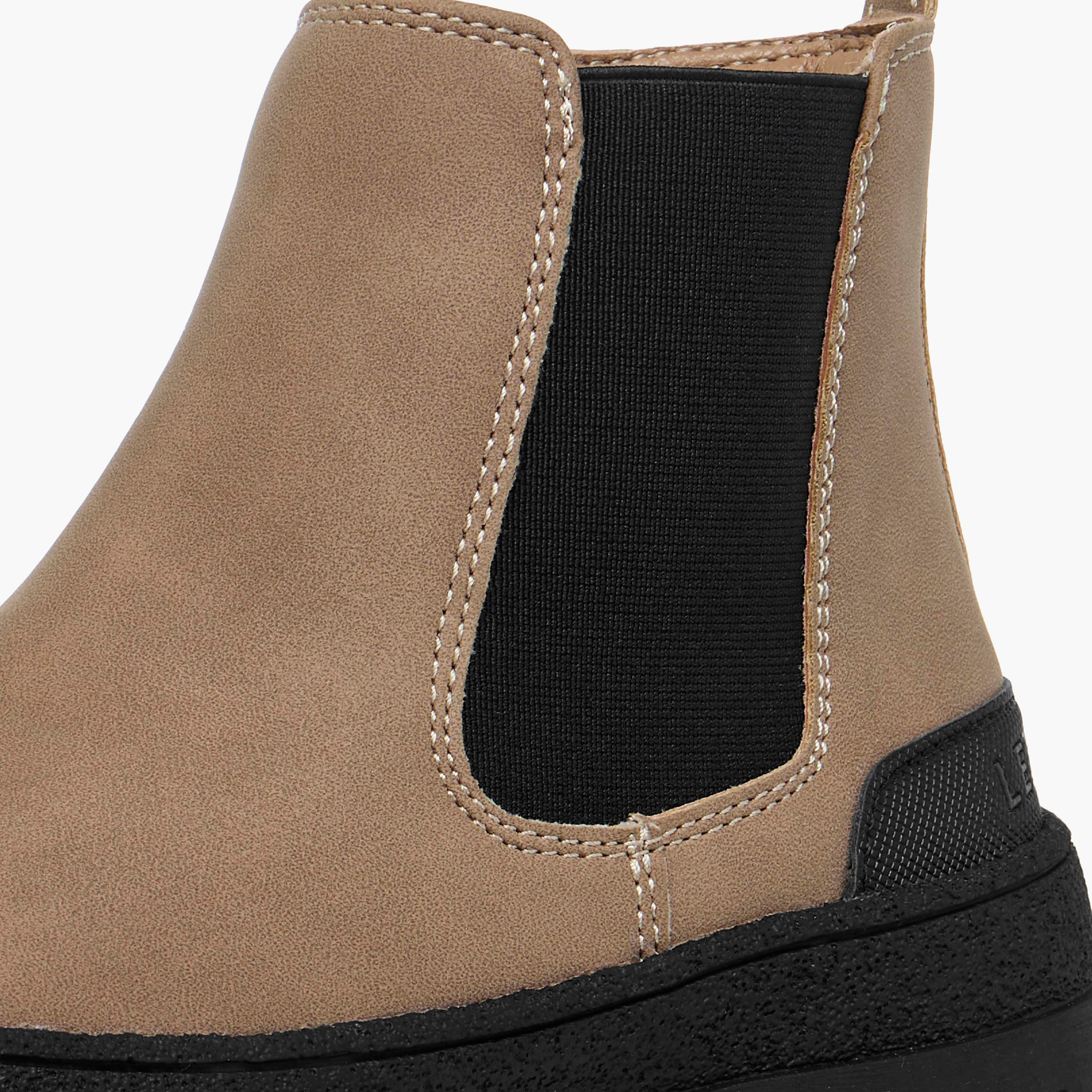 Lee Cooper Boys' Solid Ankle Boots with Zip Closure-boys-shoes-boots-image-4