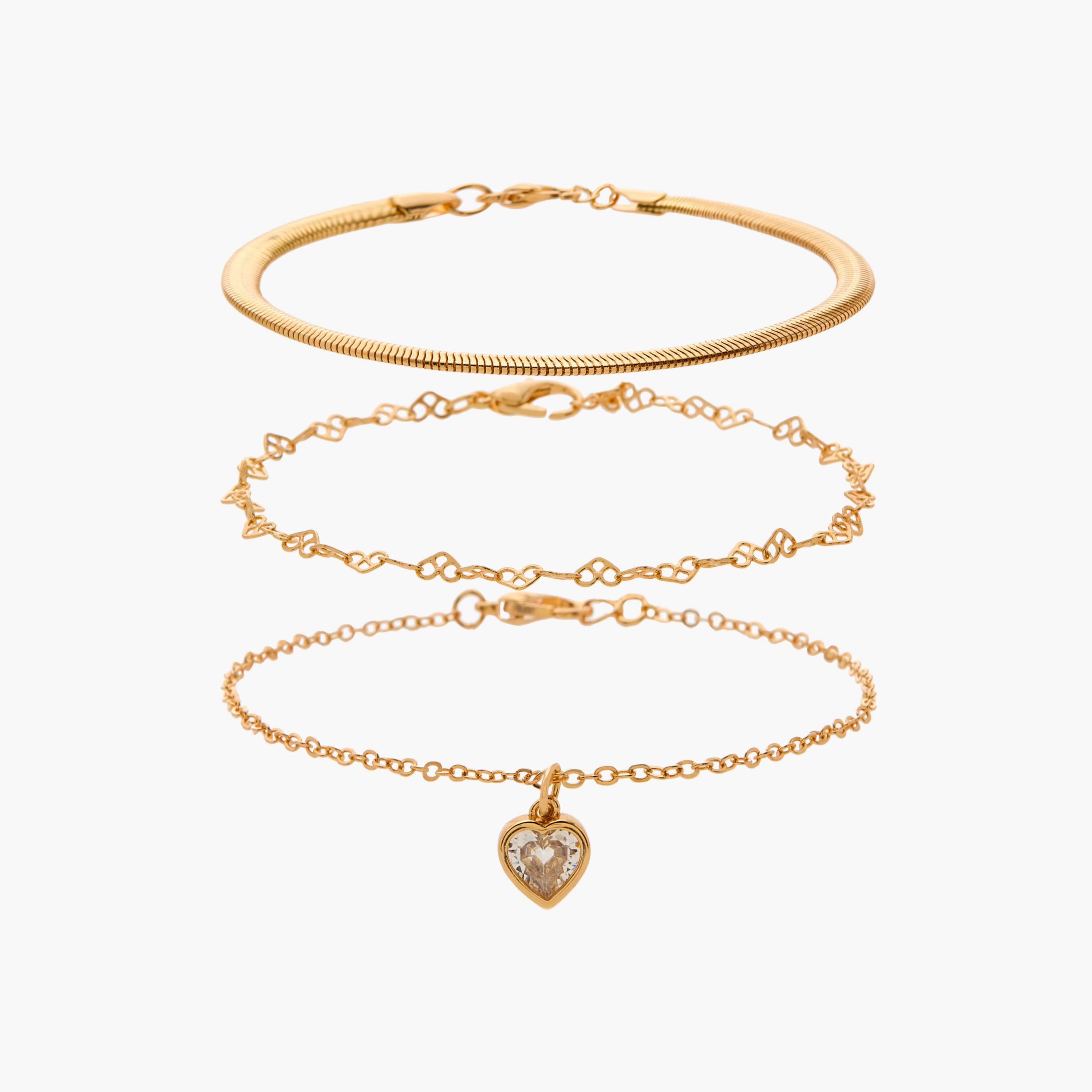 Flora Bella Assorted 3-Piece Bracelet Set-women-watchesandjewellery-jewellery-banglesandbracelets-image-1