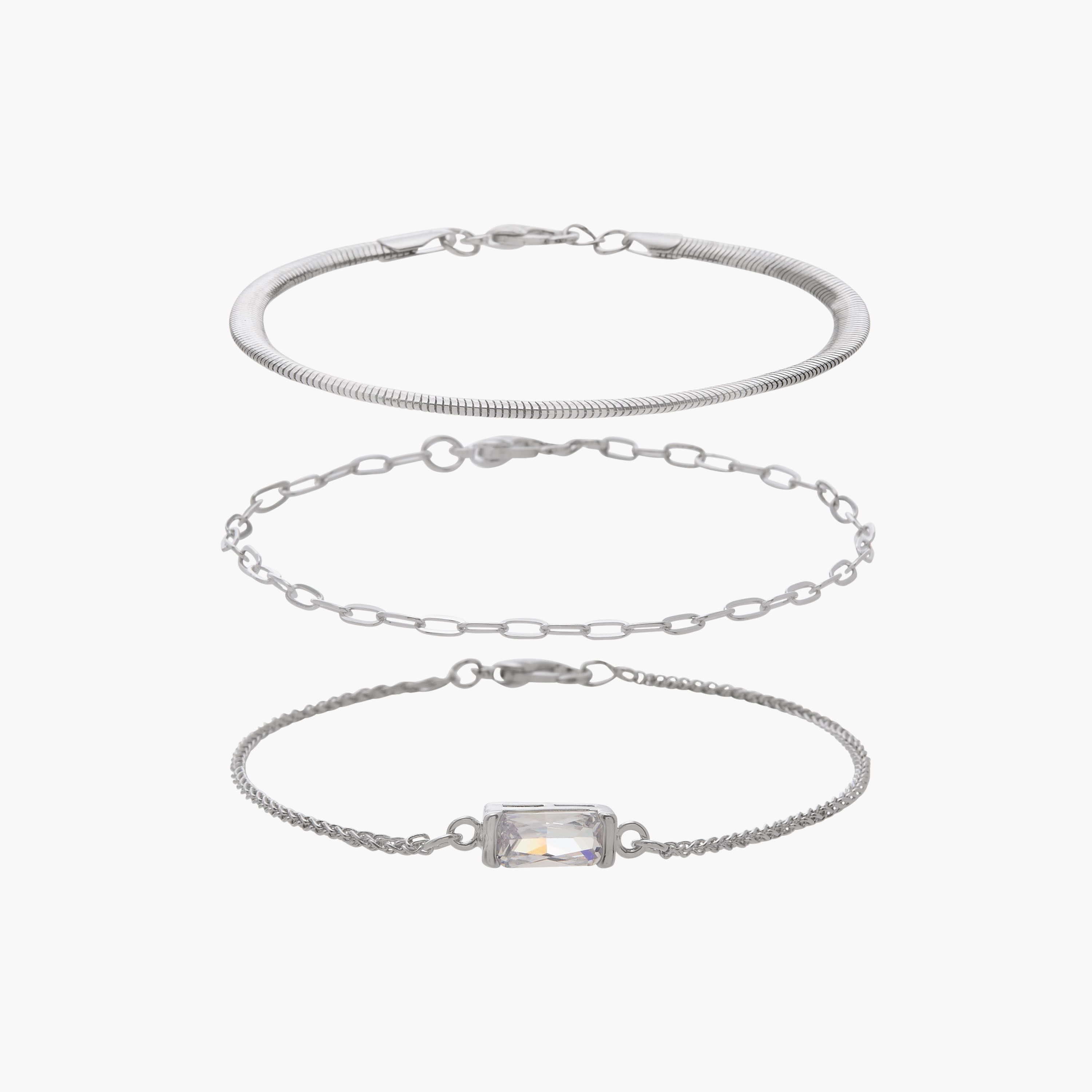 Flora Bella Assorted Bracelet with Lobster Clasp Closure - Set of 3-women-watchesandjewellery-jewellery-banglesandbracelets-image-10