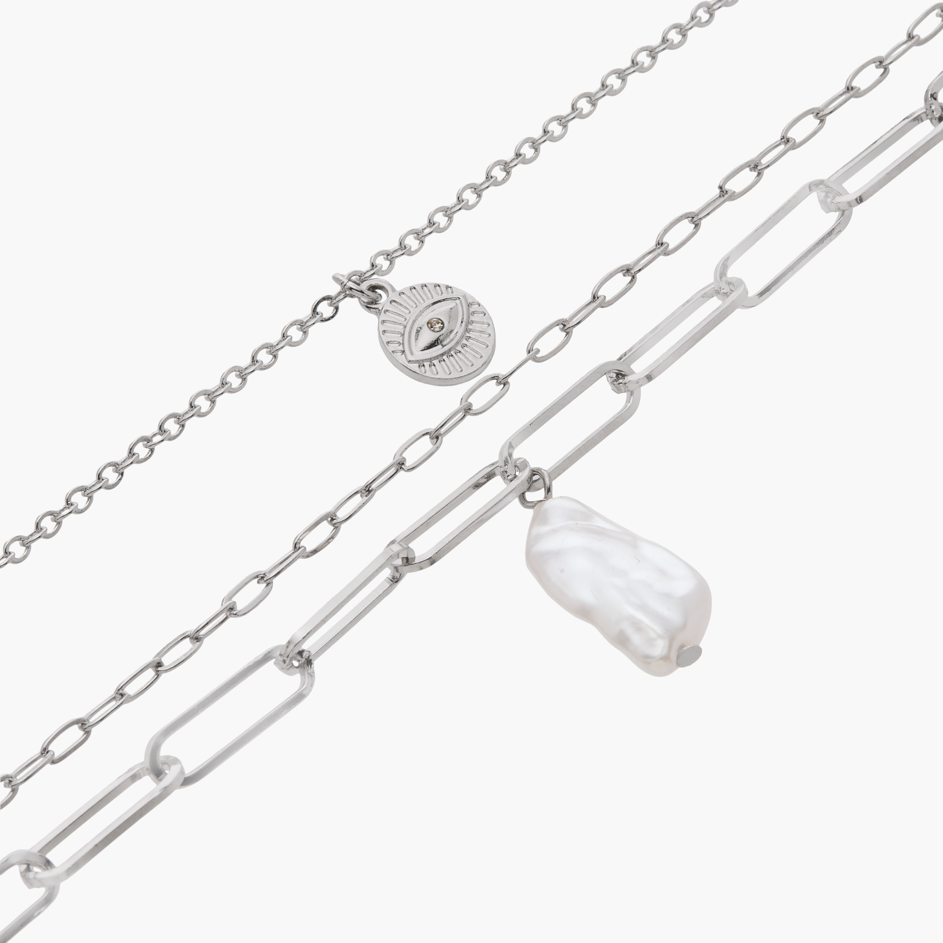 أساور متنوعة 3 قطع بمشبك إغلاق من فلورا بيلا-women-watchesandjewellery-jewellery-banglesandbracelets-image-18
