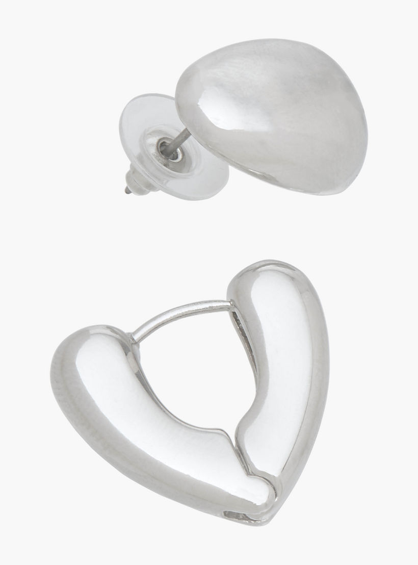 مجموعة أقراط معدنية من فلورا بيلا عدد 3-women-watchesandjewellery-jewellery-earrings-image-5
