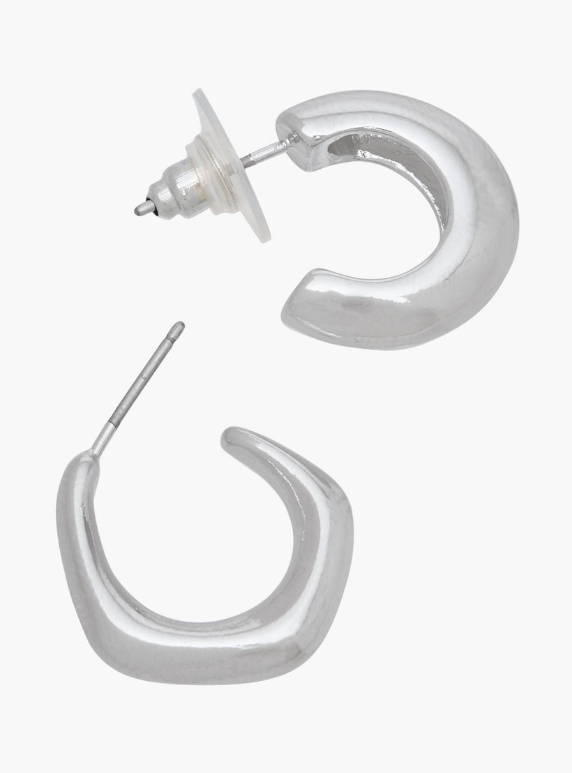 Flora Bella Metallic Earrings with Pushback Closure - Set of 3-women-watchesandjewellery-jewellery-earrings-image-5