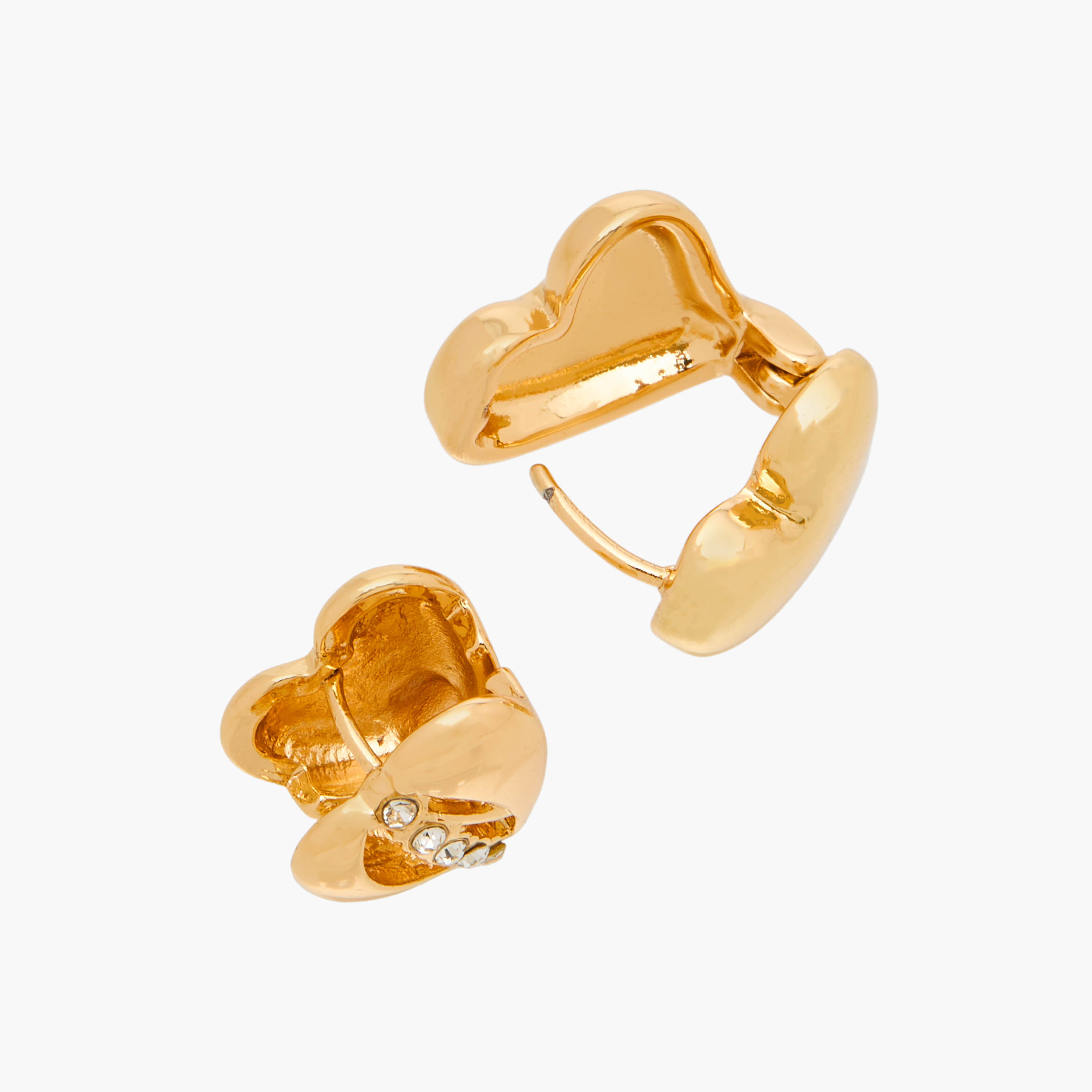 مجموعة أقراط معدنية على شكل قلب من فلورا بيلا عدد 3-women-watchesandjewellery-jewellery-earrings-image-2