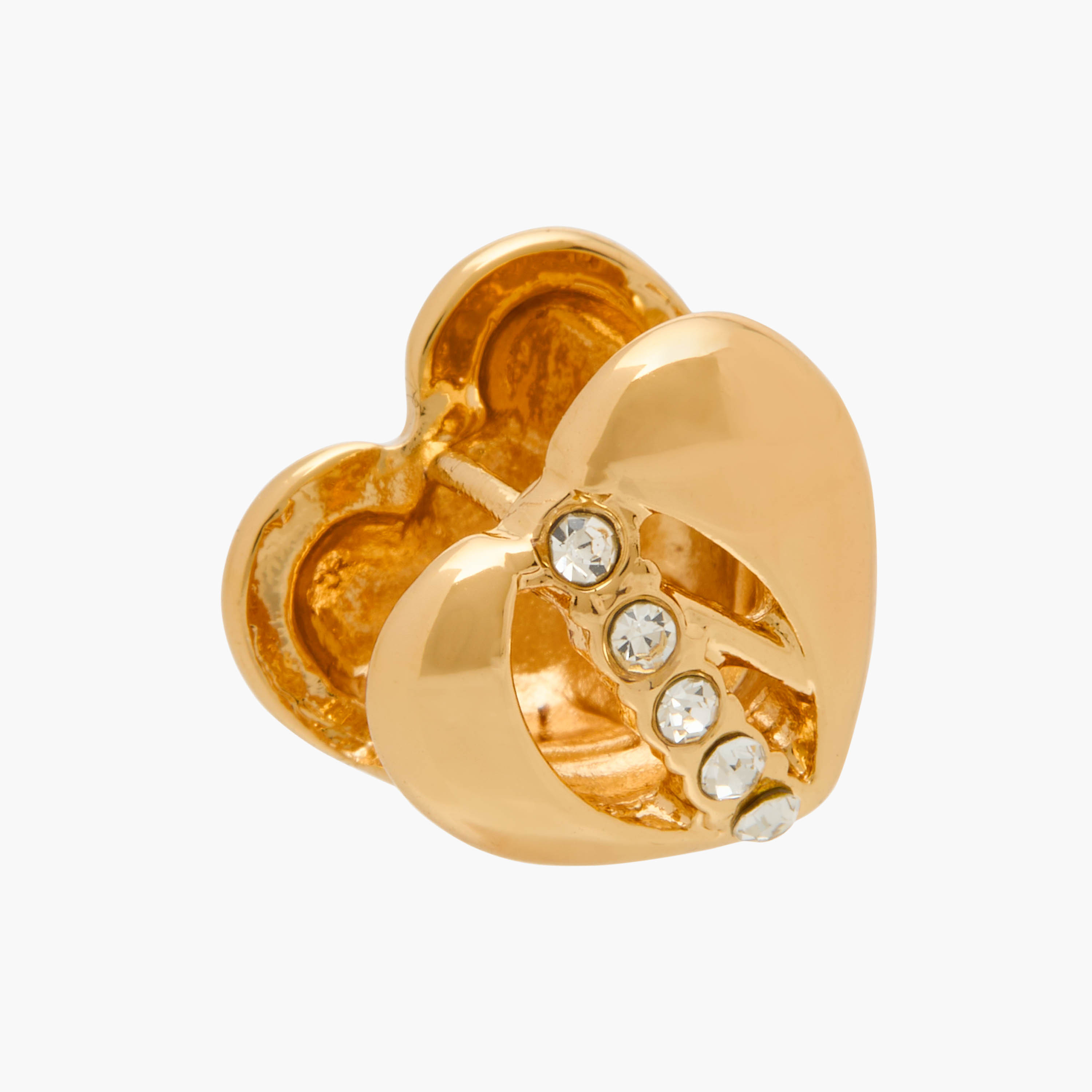 مجموعة أقراط معدنية على شكل قلب من فلورا بيلا عدد 3-women-watchesandjewellery-jewellery-earrings-image-1