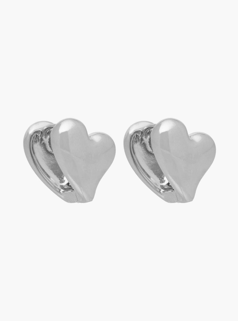 مجموعة أقراط معدنية على شكل قلب من فلورا بيلا عدد 3-women-watchesandjewellery-jewellery-earrings-image-2