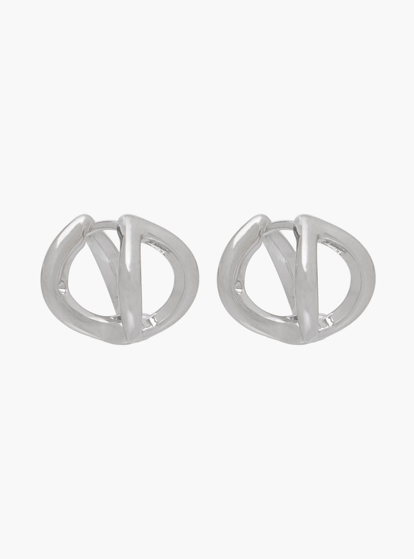 مجموعة أقراط معدنية على شكل قلب من فلورا بيلا عدد 3-women-watchesandjewellery-jewellery-earrings-image-3