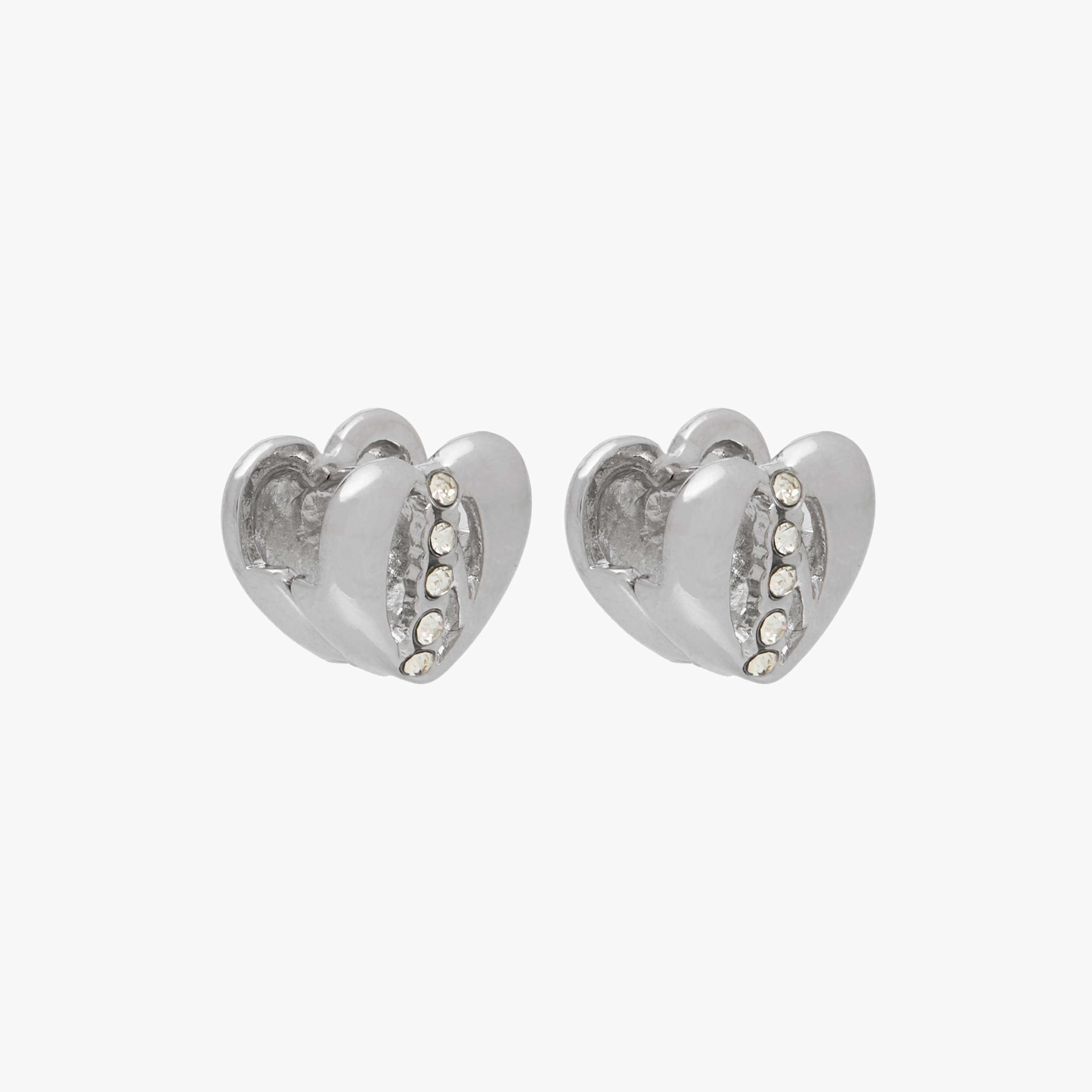 مجموعة أقراط معدنية على شكل قلب من فلورا بيلا عدد 3-women-watchesandjewellery-jewellery-earrings-image-4