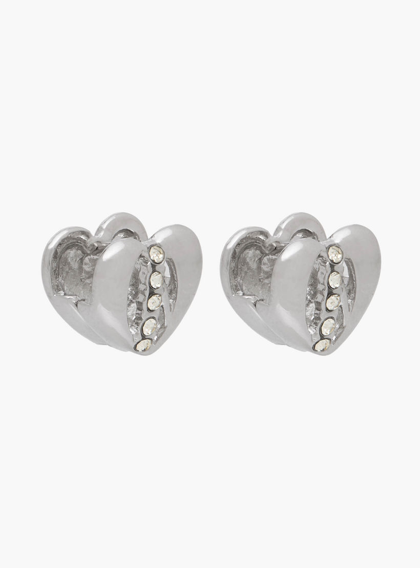 مجموعة أقراط معدنية على شكل قلب من فلورا بيلا عدد 3-women-watchesandjewellery-jewellery-earrings-image-4