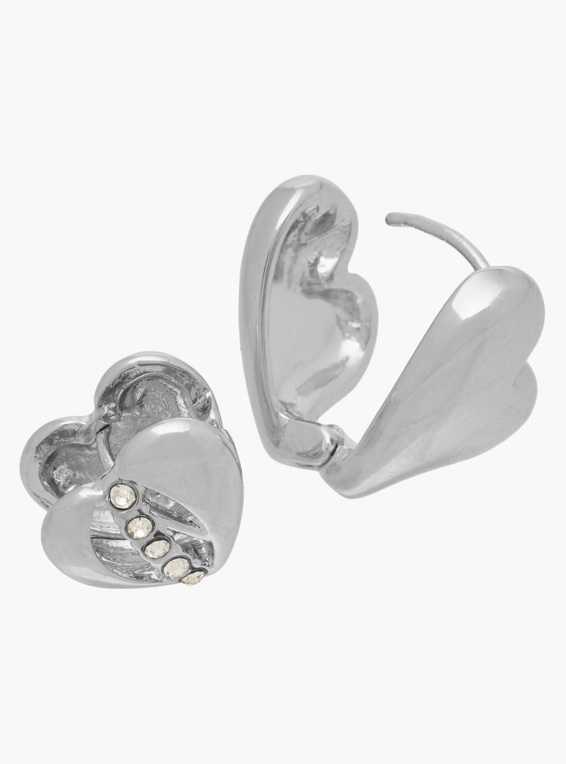 مجموعة أقراط معدنية على شكل قلب من فلورا بيلا عدد 3-women-watchesandjewellery-jewellery-earrings-image-5