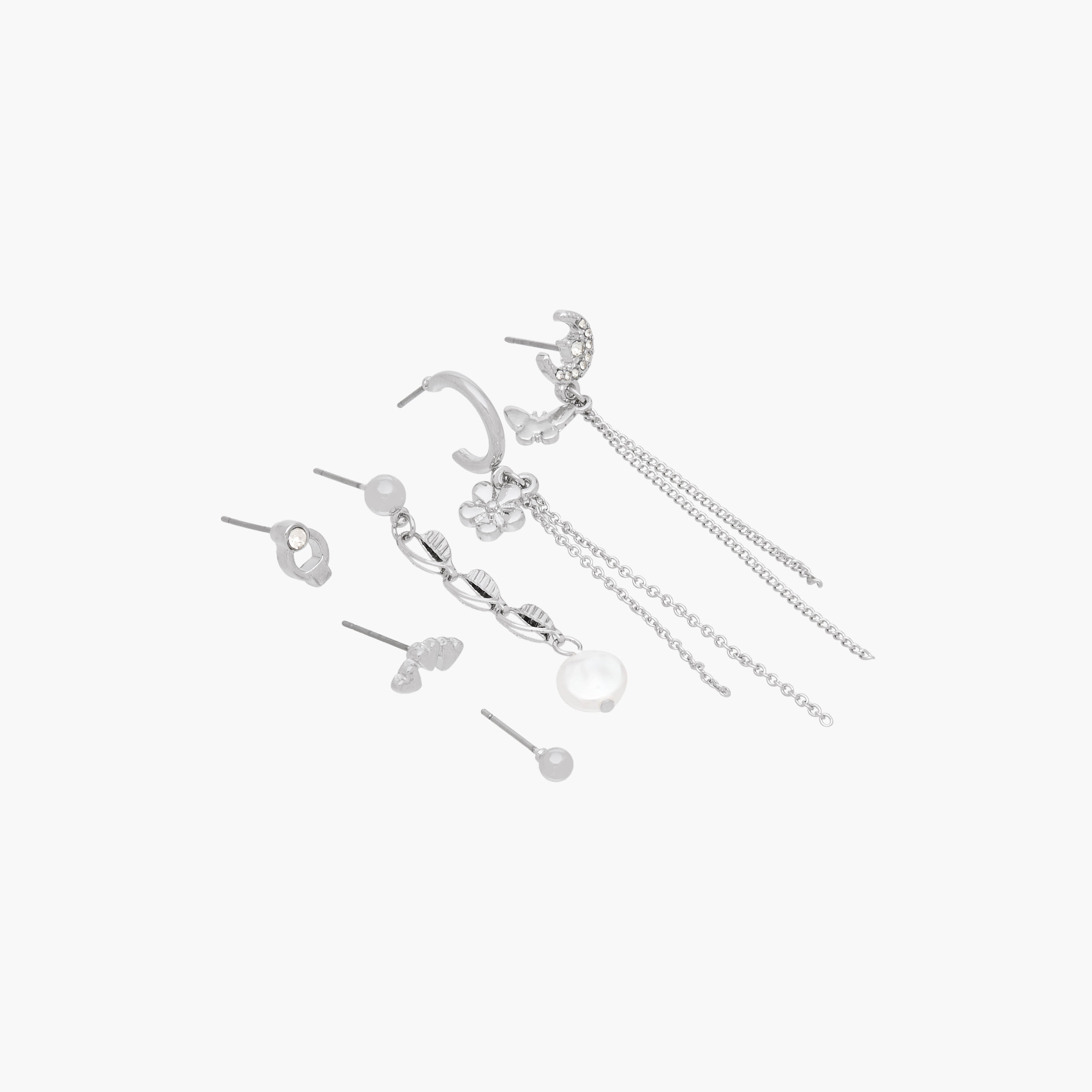 Flora Bella Assorted Earrings with Pushback Closure - Set of 6-women-watchesandjewellery-jewellery-earrings-image-2