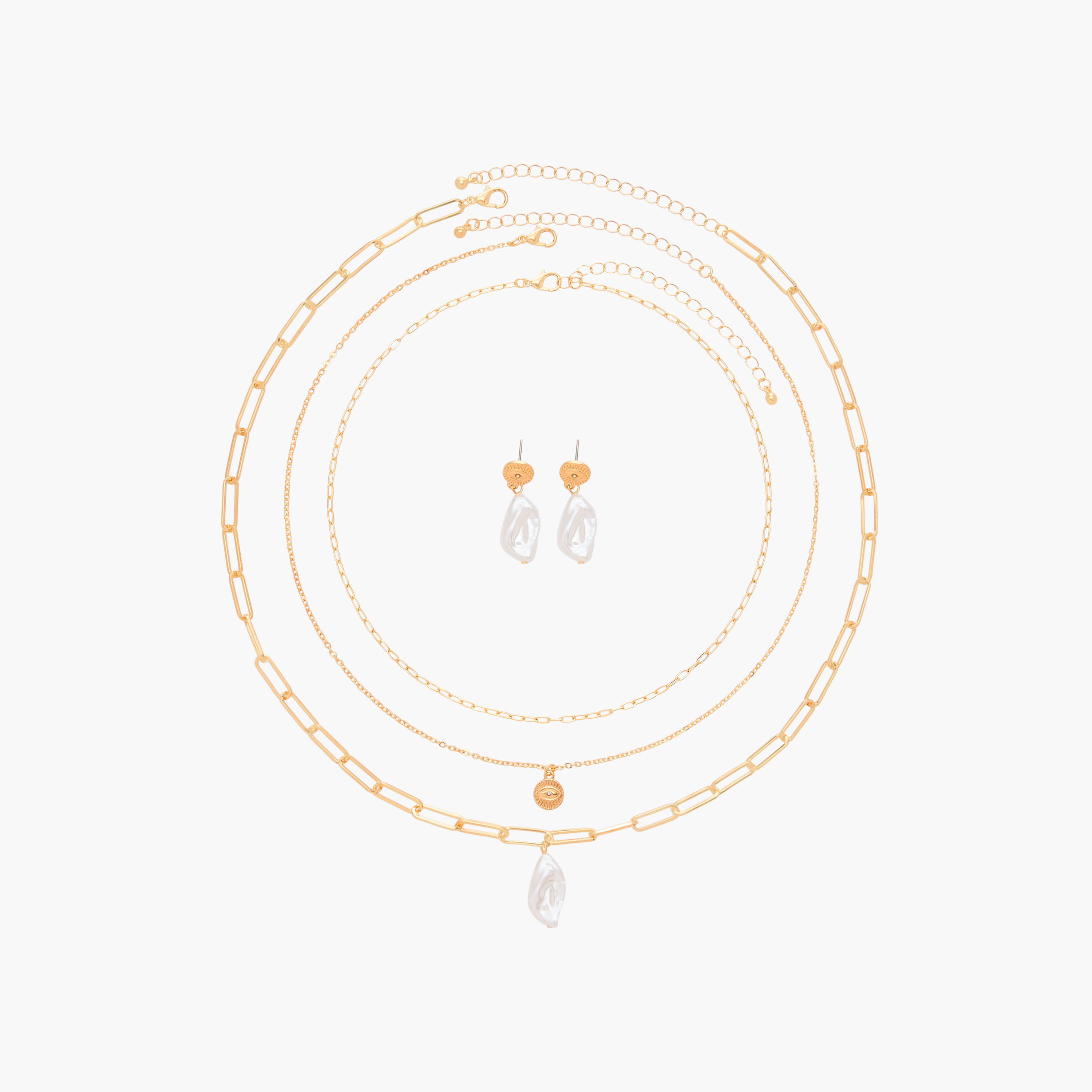 Flora Bella 4-Piece Assorted Necklace and Earrings Set-women-watchesandjewellery-jewellery-jewellerysets-image-9