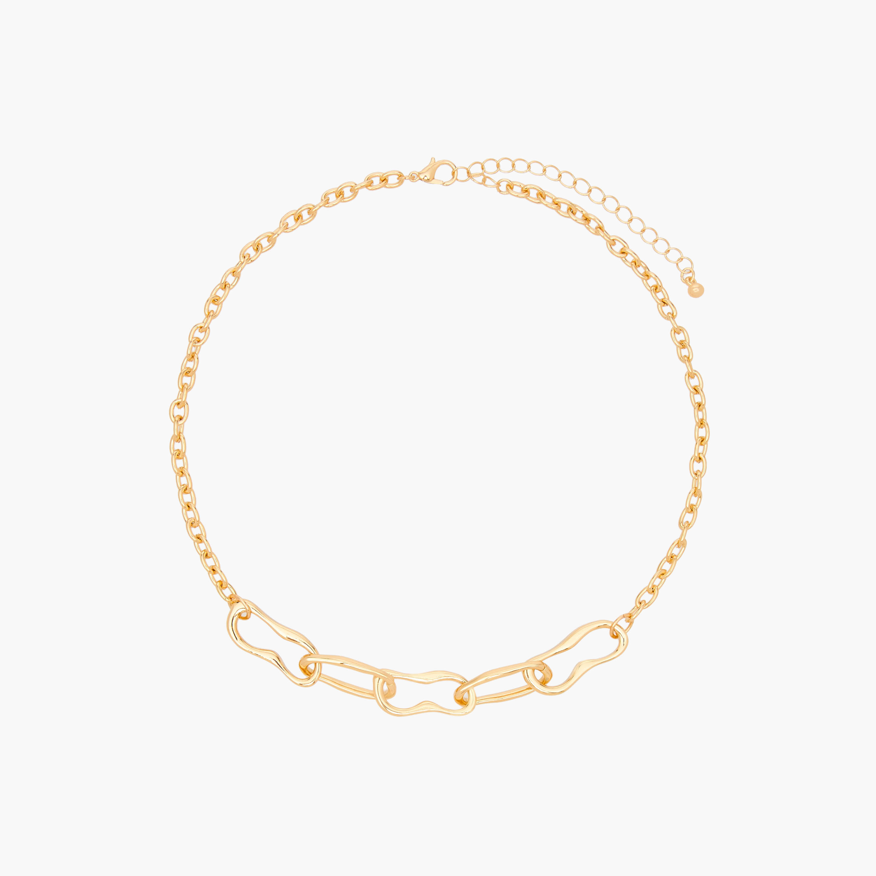 Flora Bella Chain Link Necklace and Earrings Set-women-watchesandjewellery-jewellery-jewellerysets-image-2