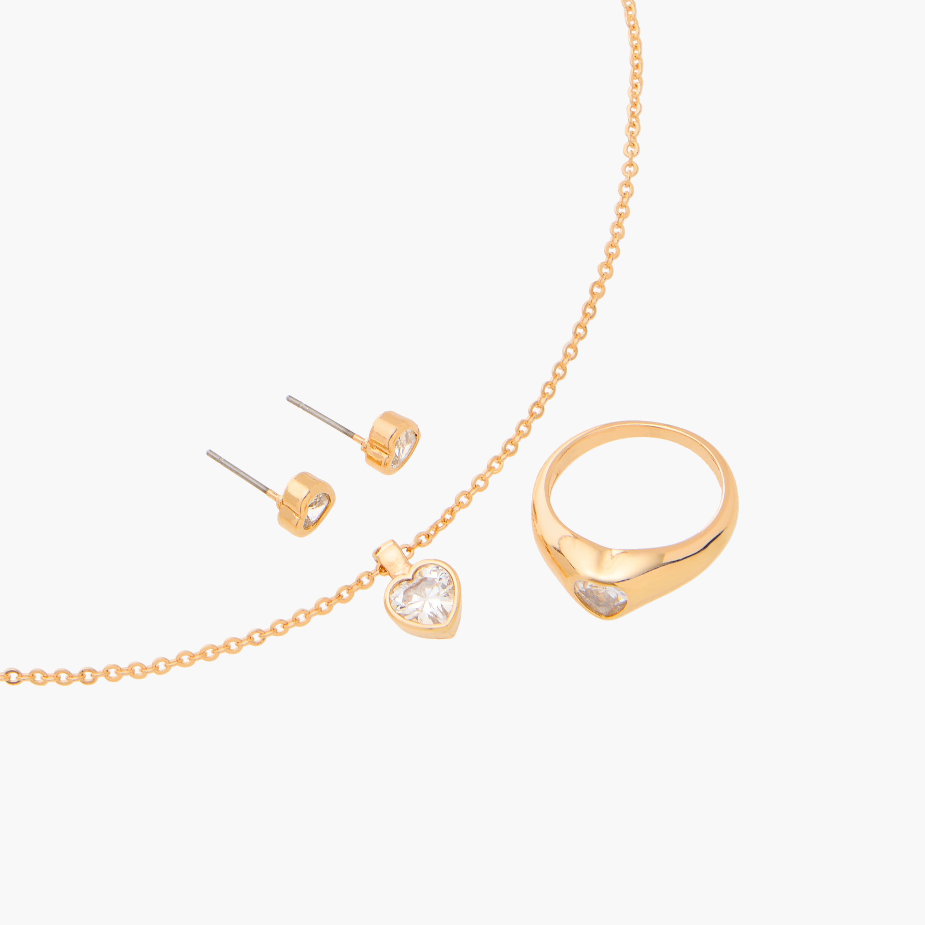 Flora Bella Embellished Pendant Necklace with Earrings and Ring Set-women-watchesandjewellery-jewellery-jewellerysets-image-3