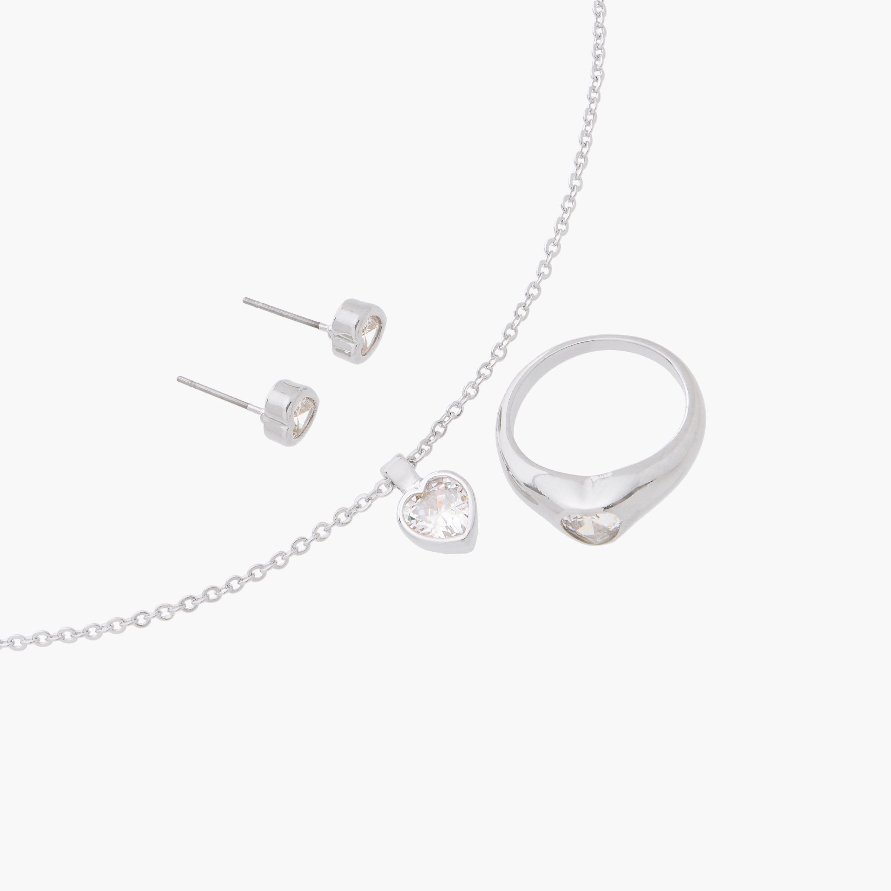 Flora Bella Embellished Pendant Necklace with Earrings and Ring Set-women-watchesandjewellery-jewellery-jewellerysets-image-3