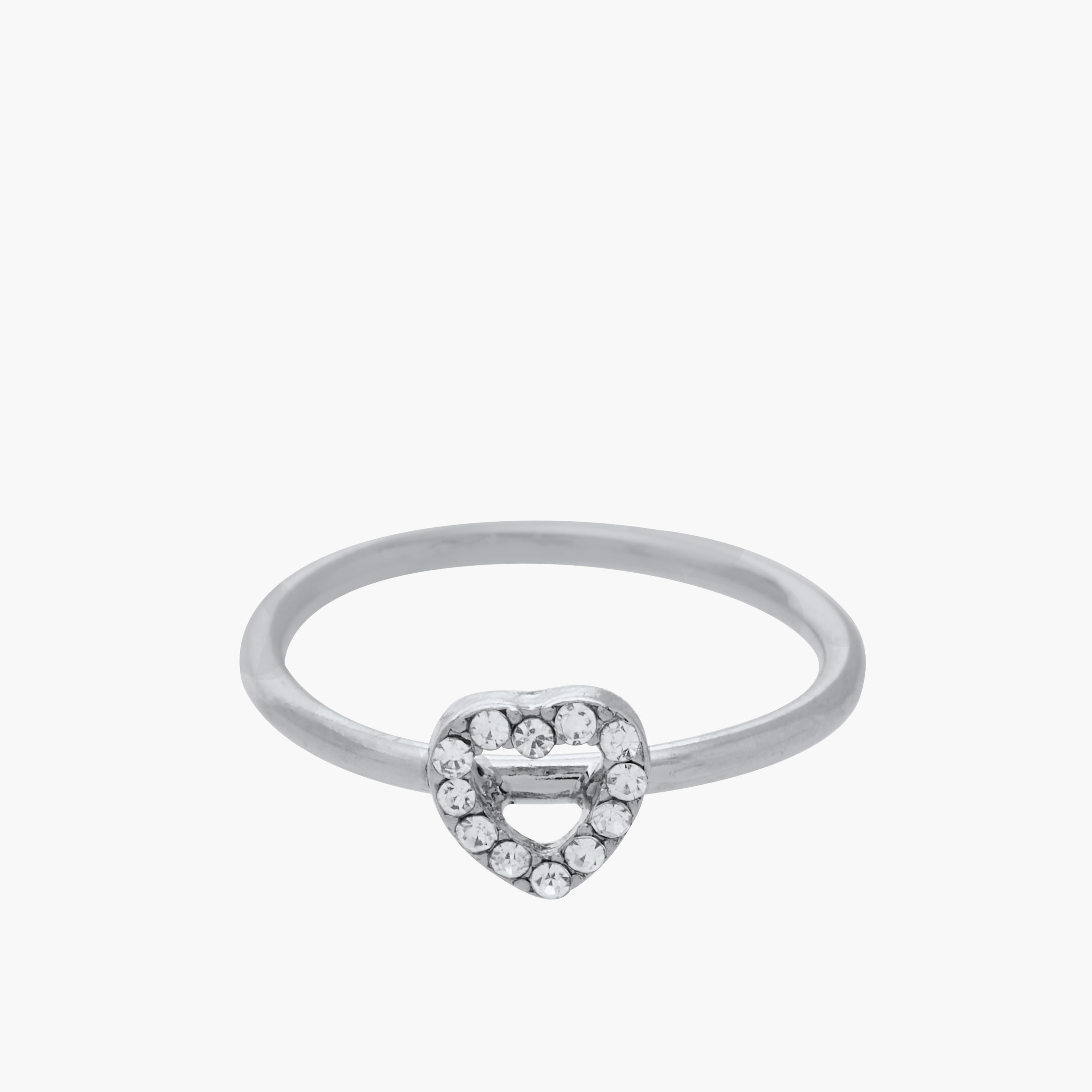 طقم خاتم وحلق وعقد بدلاية قلب مزينة من فلورا بيلا-women-watchesandjewellery-jewellery-jewellerysets-image-2