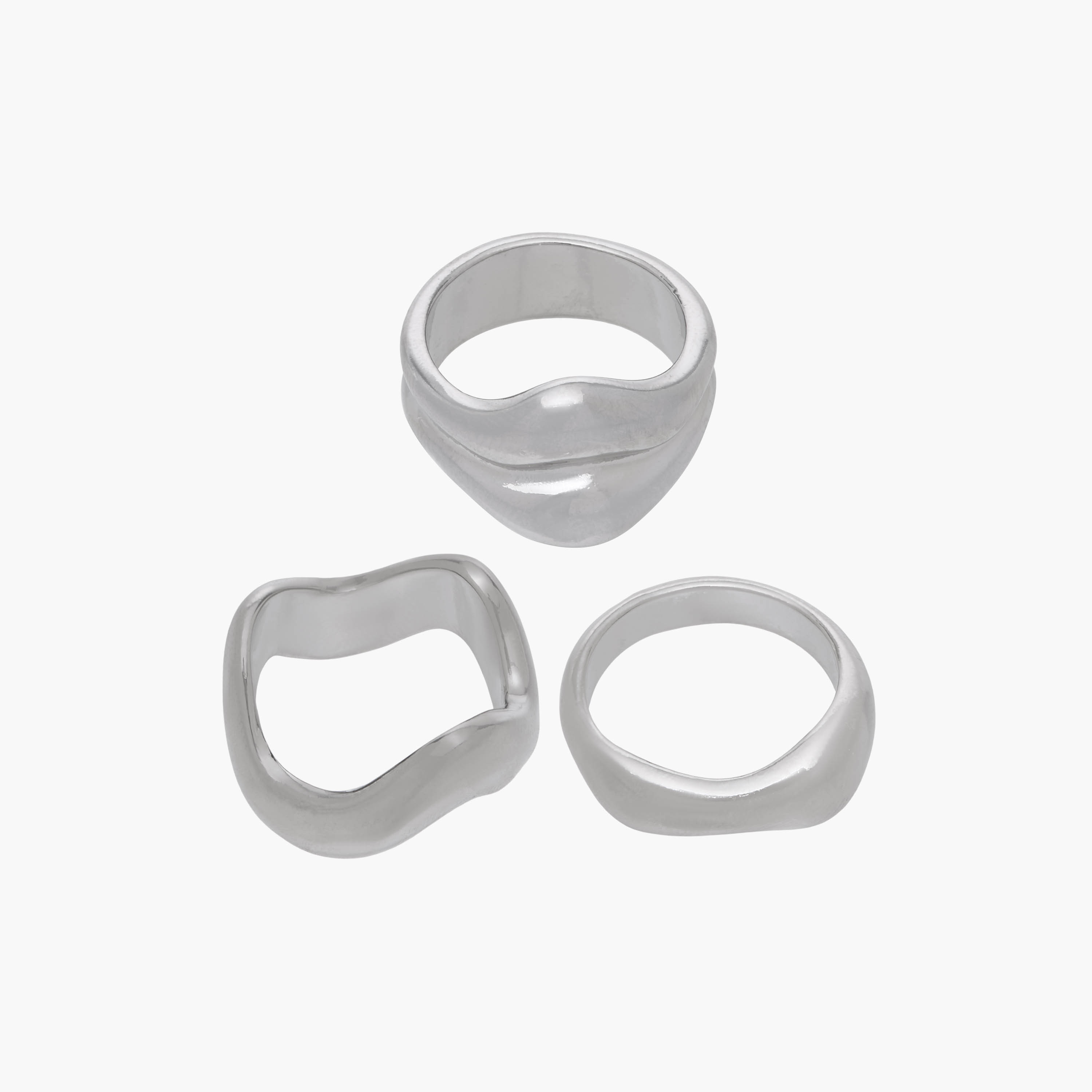 Flora Bella Assorted Ring - Set of 3-women-watchesandjewellery-jewellery-rings-image-1