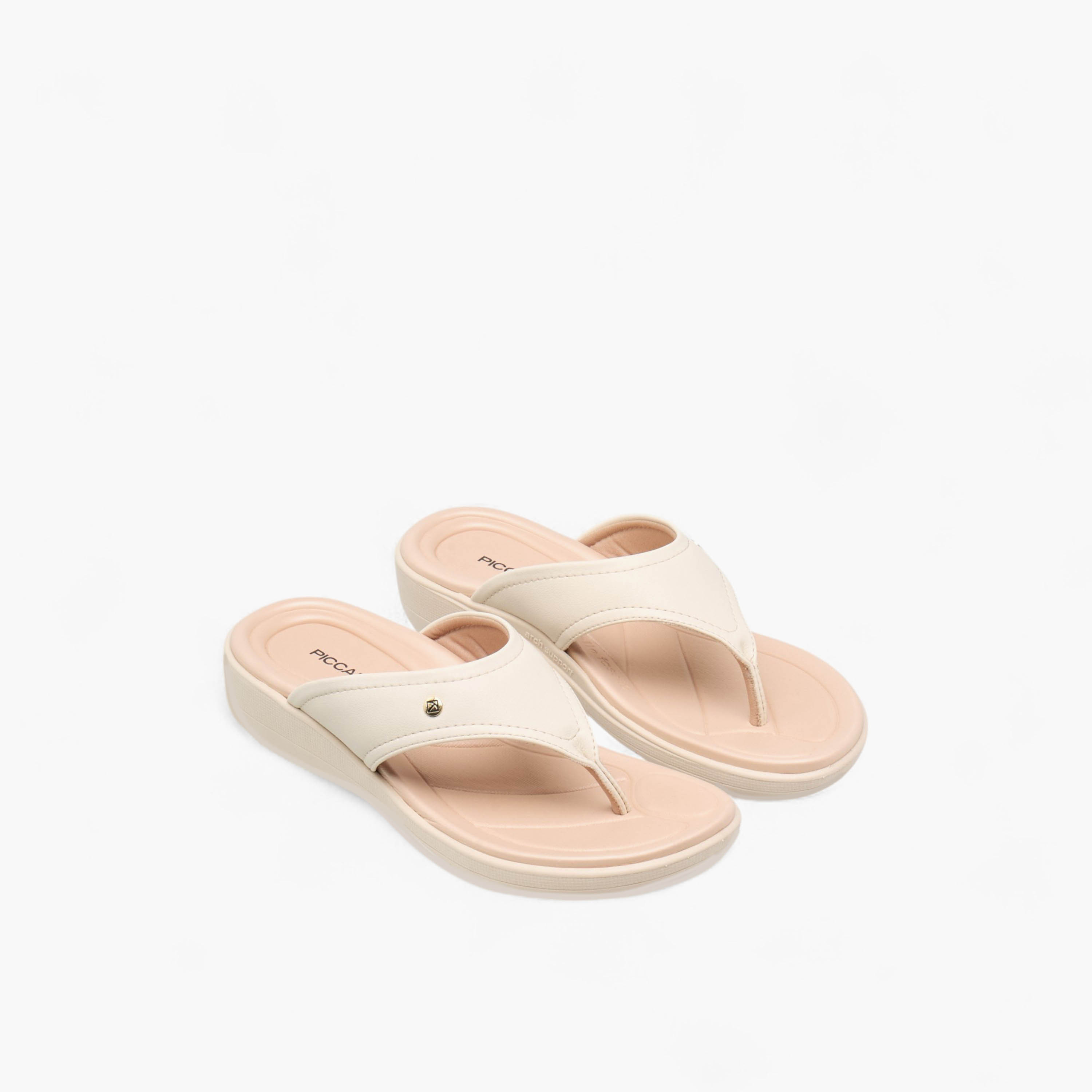 Piccadilly Solid Slip-On Thong Sandals-women-shoes-flats-sandals-image-1