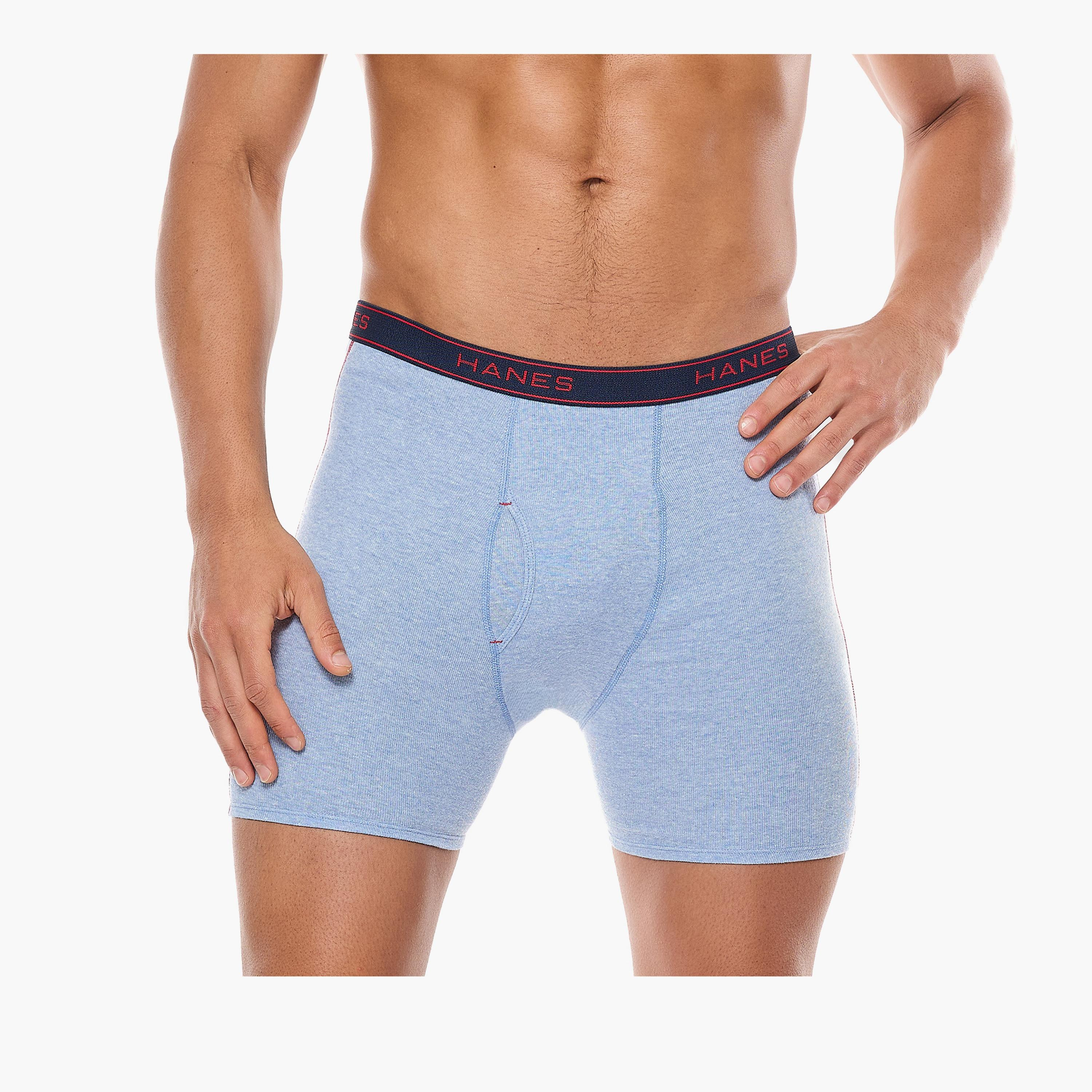 Hanes Assorted Pack of 2 Brand Print Waistband Men's Boxer Briefs-men-clothing-innerwear-underwear-image-3