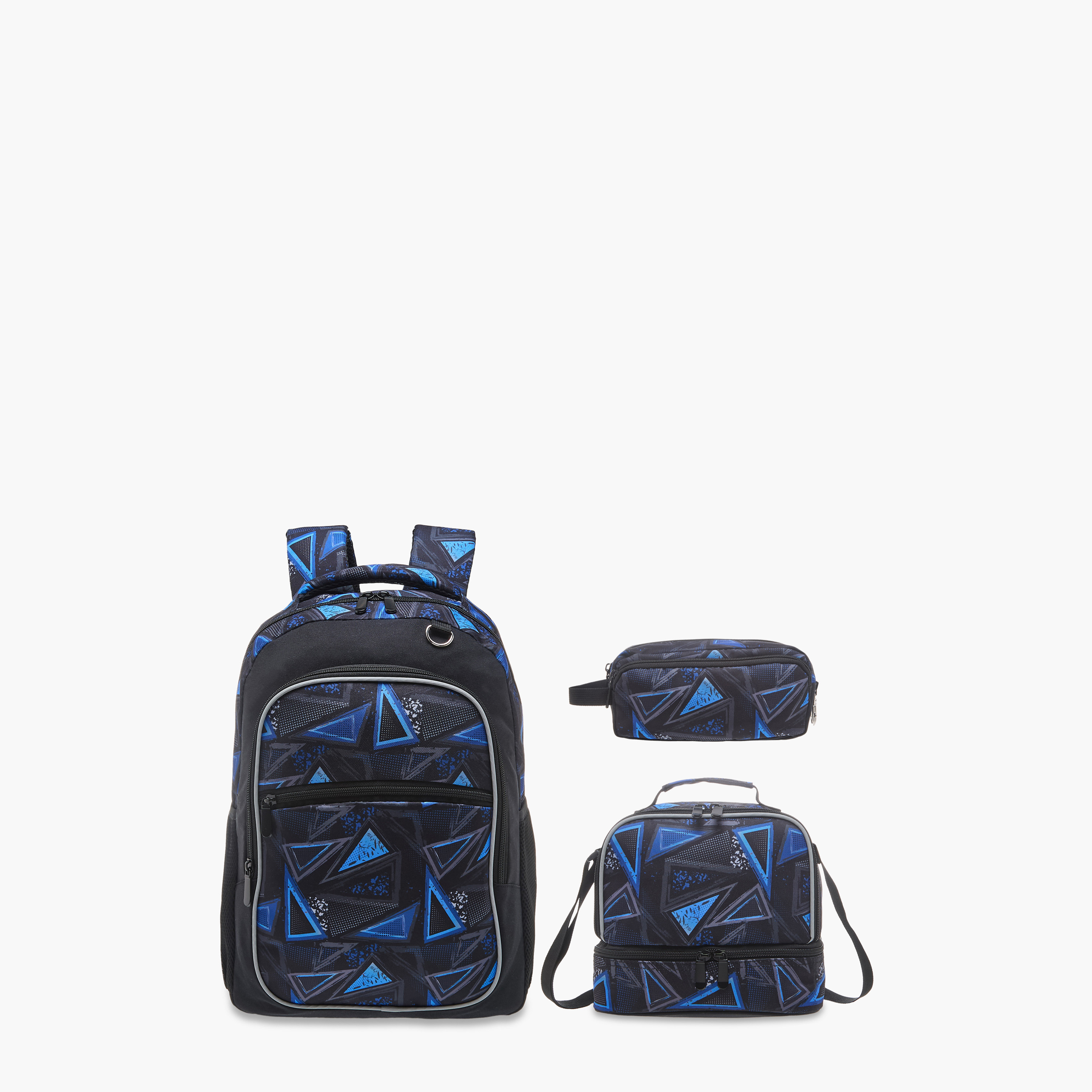 LBL by Shoexpress Printed School Backpack with Lunch Bag and Pencil Pouch - 29x15x42 cm-school-bagsandbackpacks-backpacks-image-1