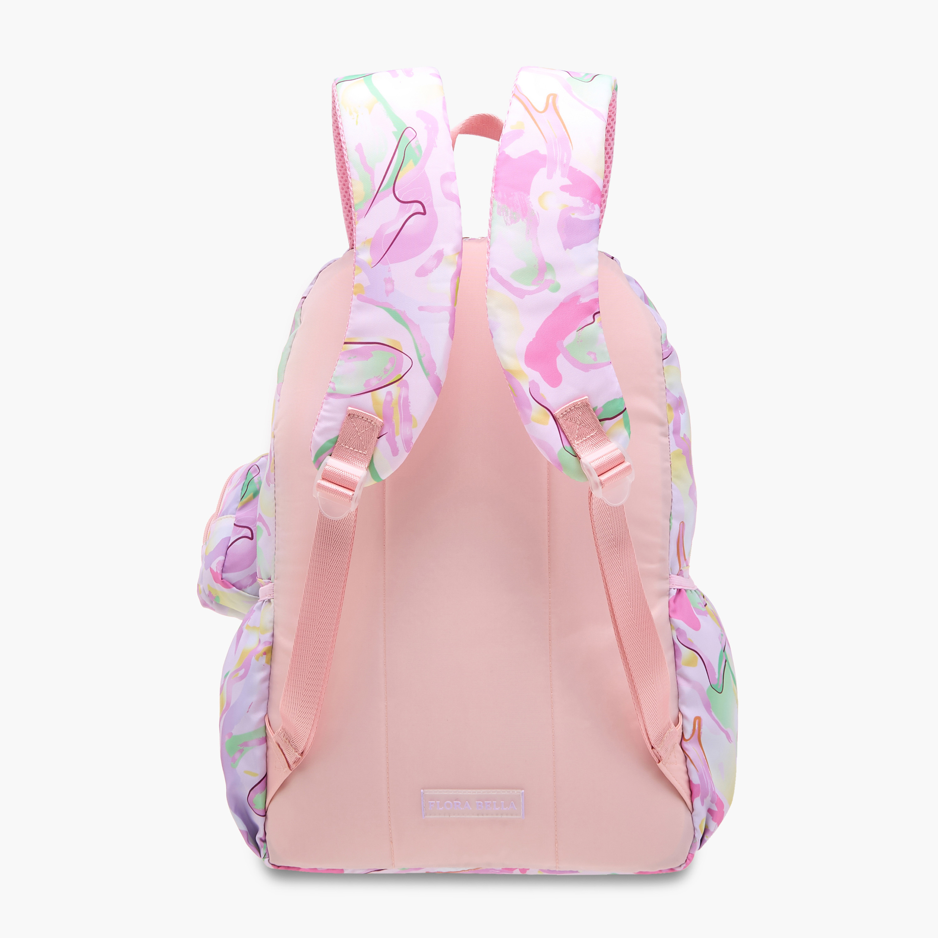 Flora Bella Printed School Backpack with Adjustable Straps and Detachable Pouch - 47x14x32 cm-school-bagsandbackpacks-backpacks-image-5