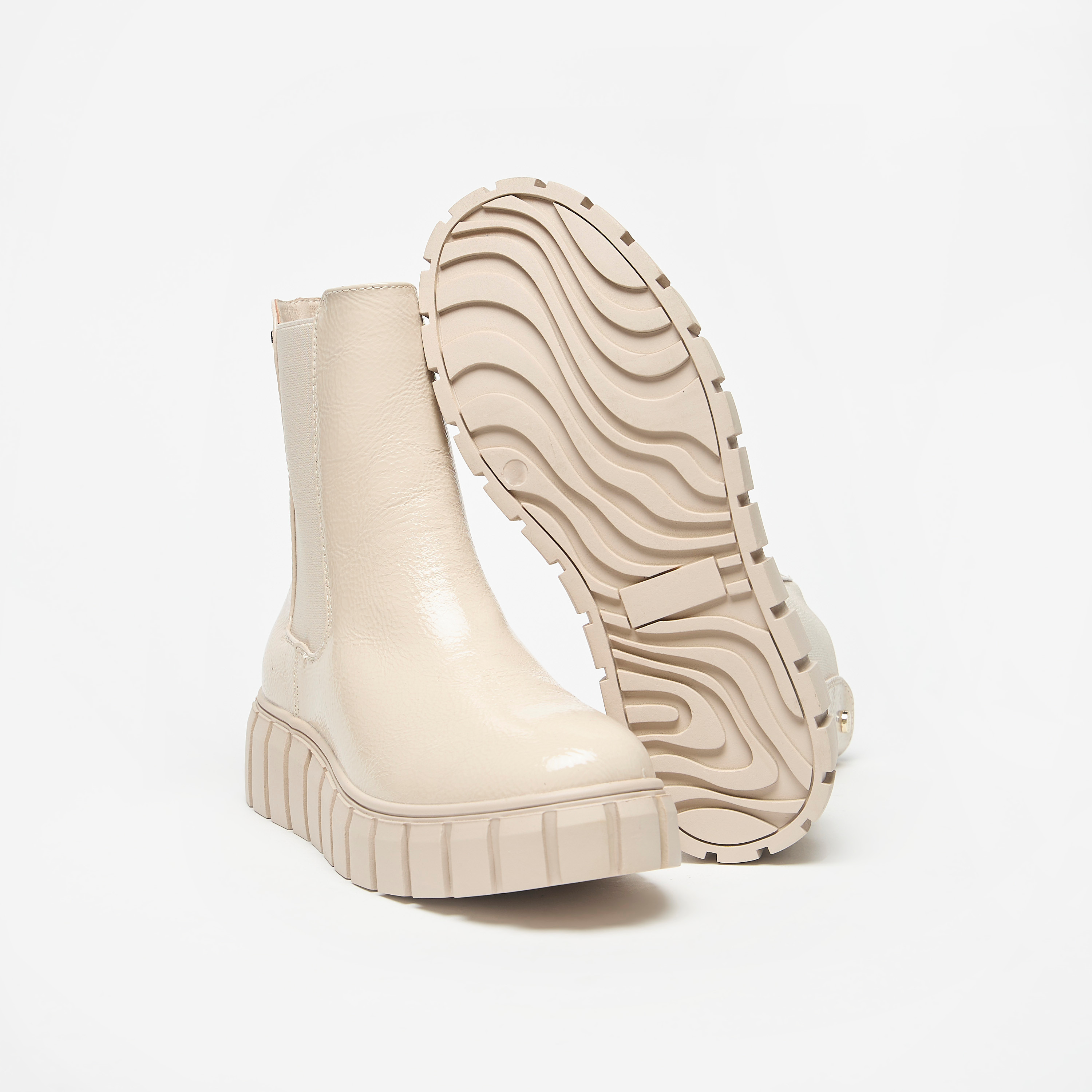 حذاء طويل سادة سهل الارتداء بكعب مسطح للنساء من سيليست-women-shoes-boots-image-9