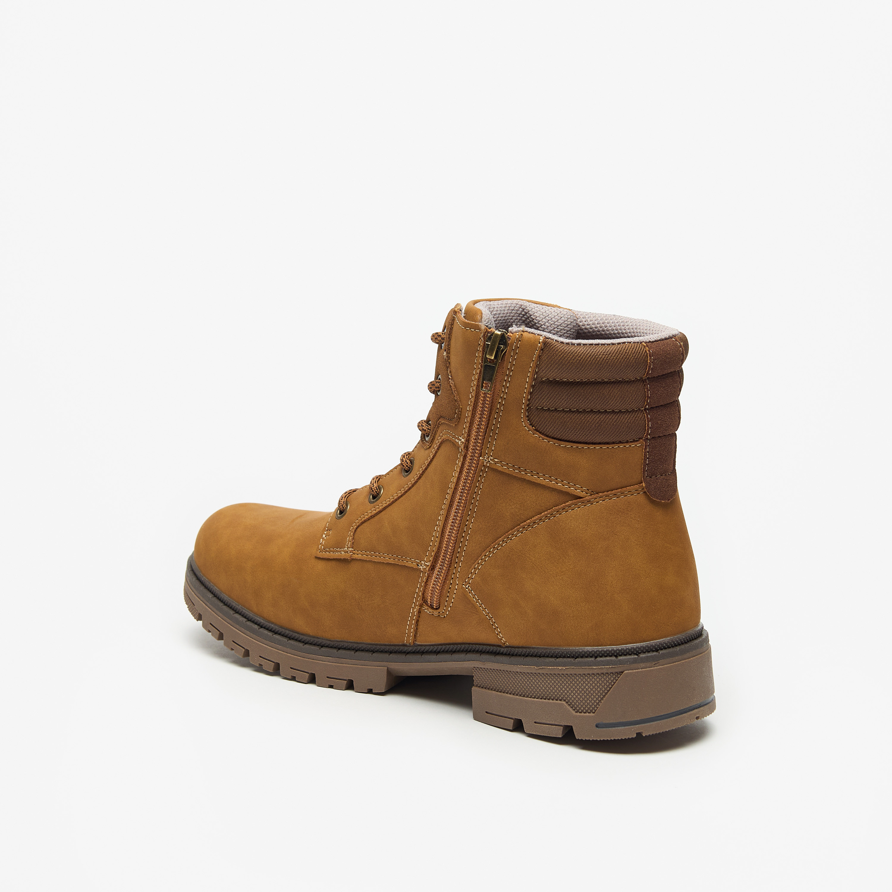 بوت تشوكا بِسحاب إغلاق وتفاصيل شعار للرجال من لي كوبر-men-shoes-boots-image-7