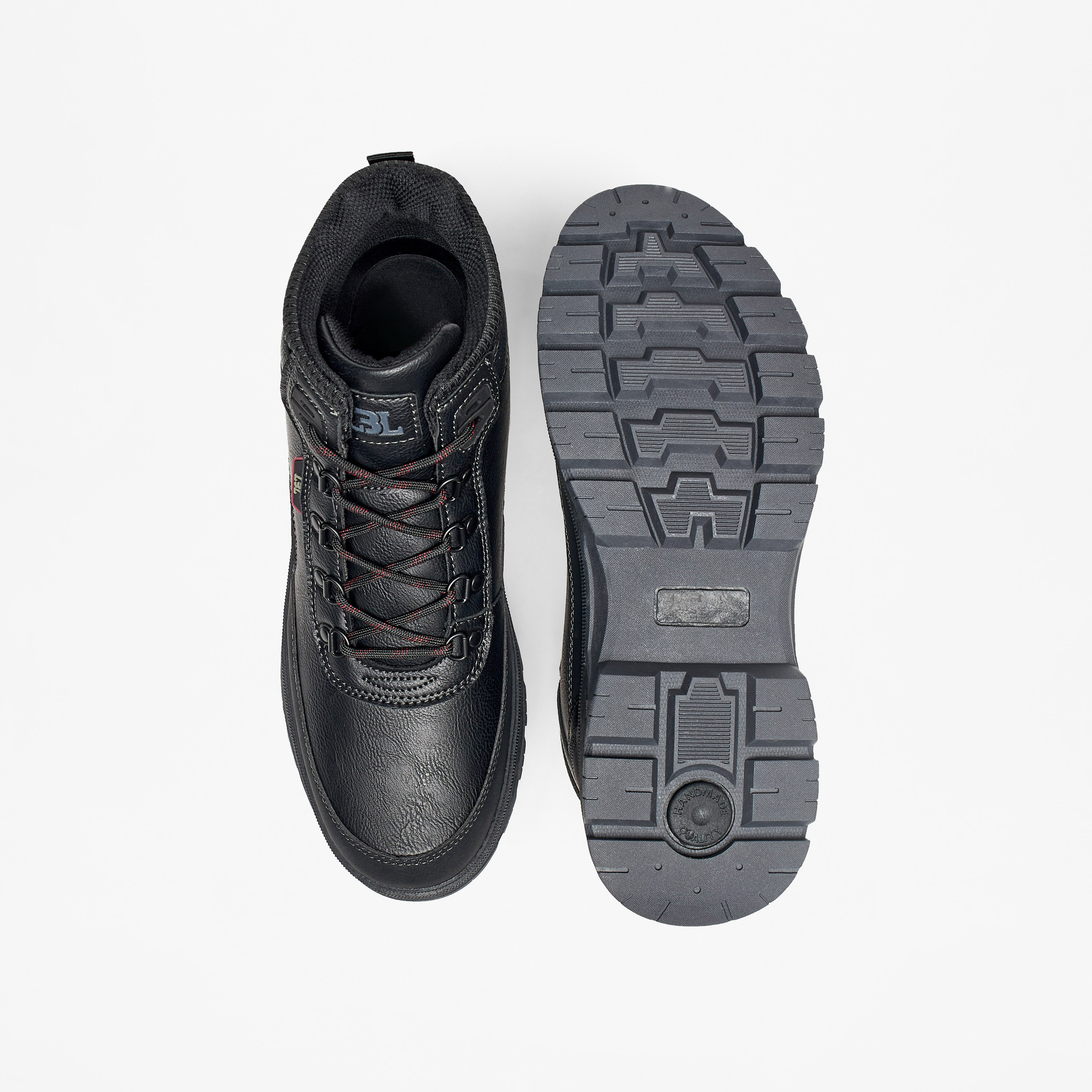 LBL by Shoexpress Panelled Lace-Up Chukka Boots-men-shoes-boots-image-4