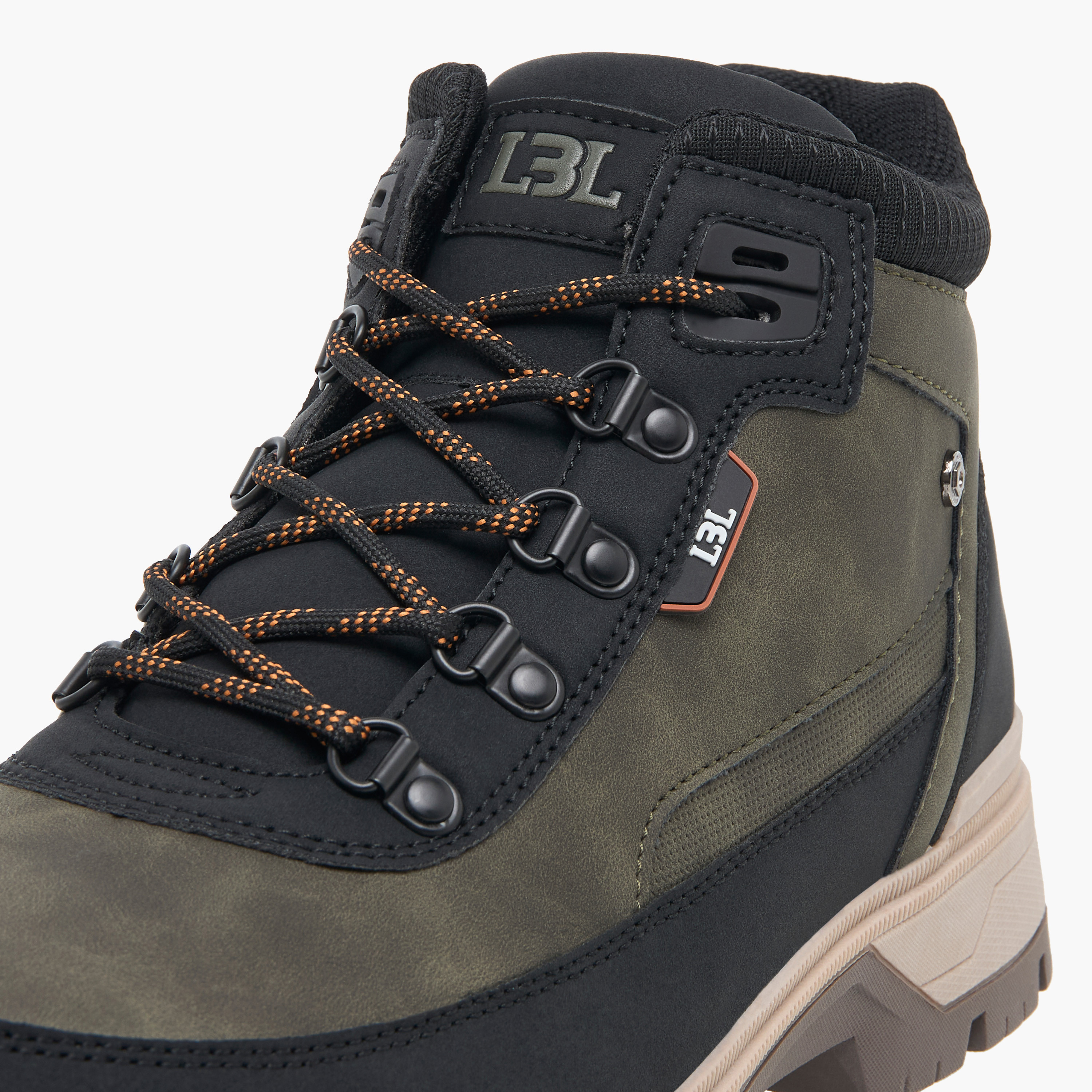 LBL by Shoexpress Panelled Lace-Up Chukka Boots-men-shoes-boots-image-4
