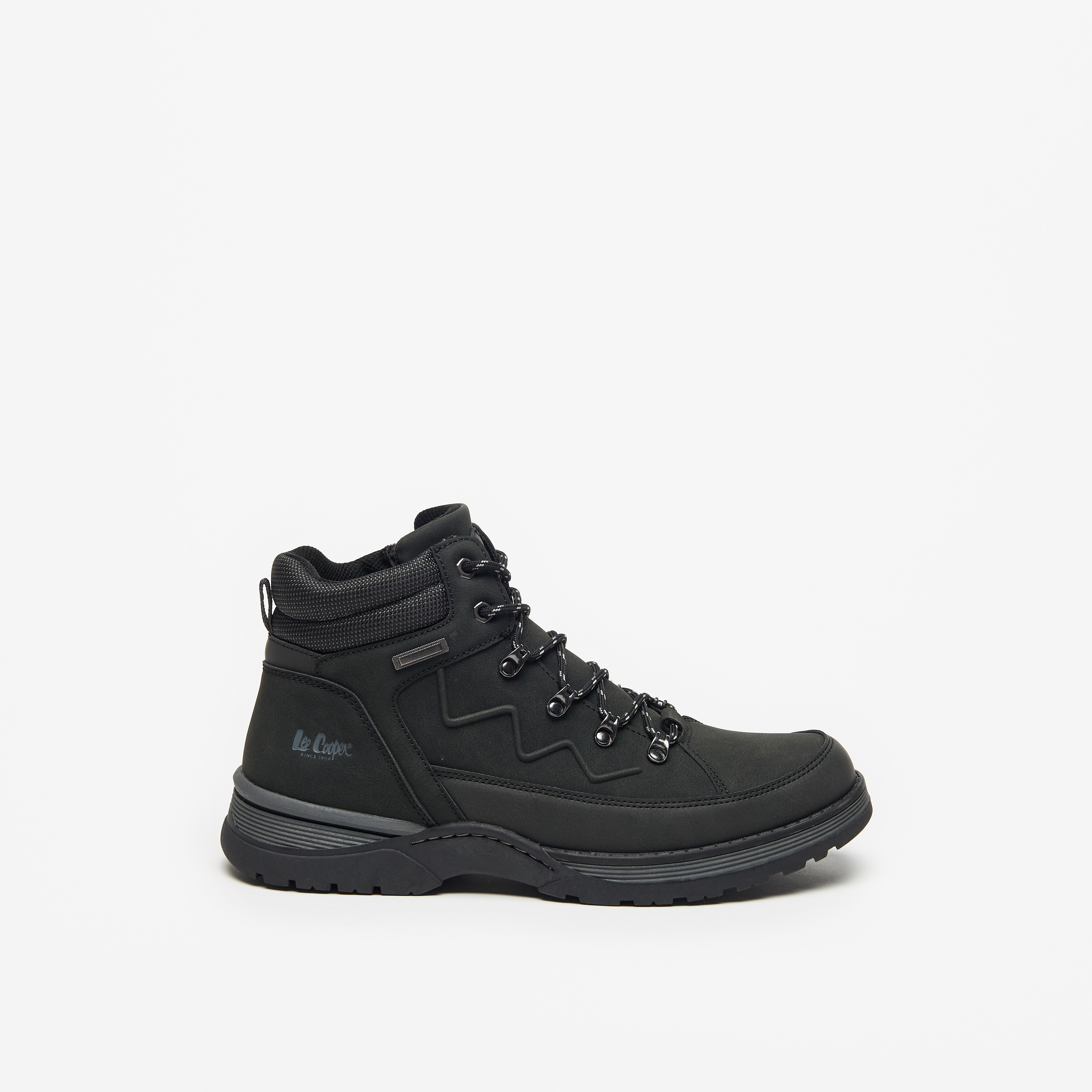 Lee Cooper Men's Logo Detail Chukka Boots with Zip Closure-men-shoes-boots-image-2