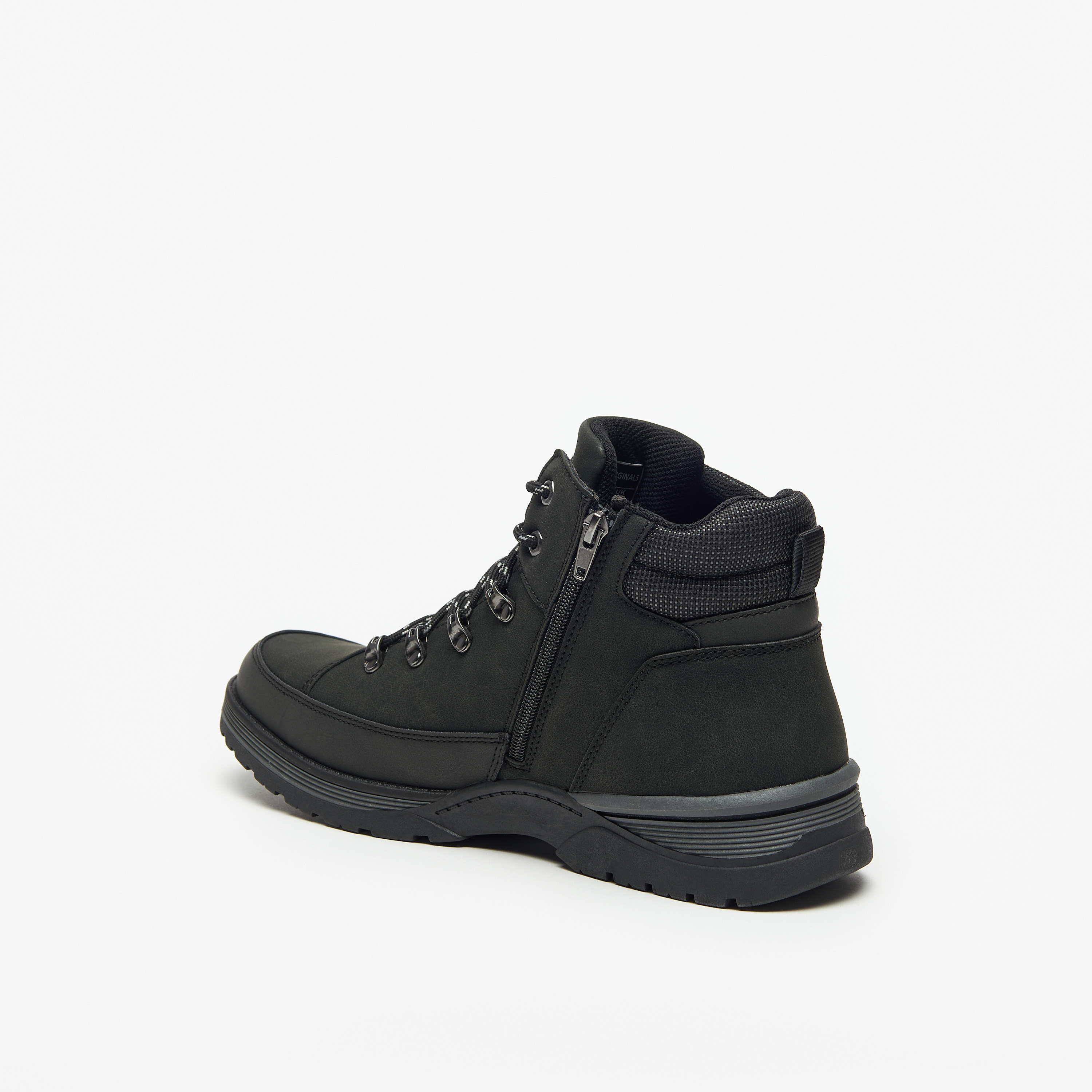 Lee Cooper Men's Logo Detail Chukka Boots with Zip Closure-men-shoes-boots-image-8